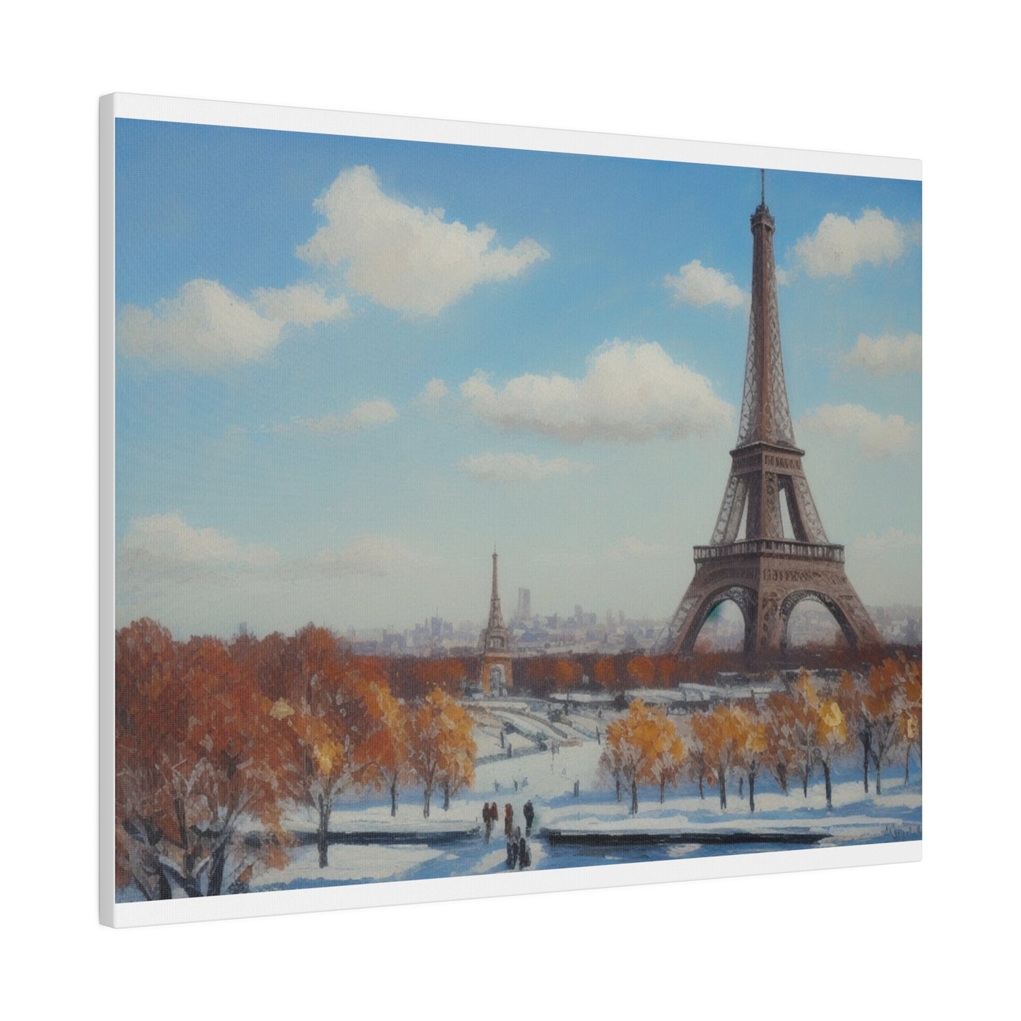 Eiffel Tower, Wall Art, Matte Canvas, Stretched, 0.75"