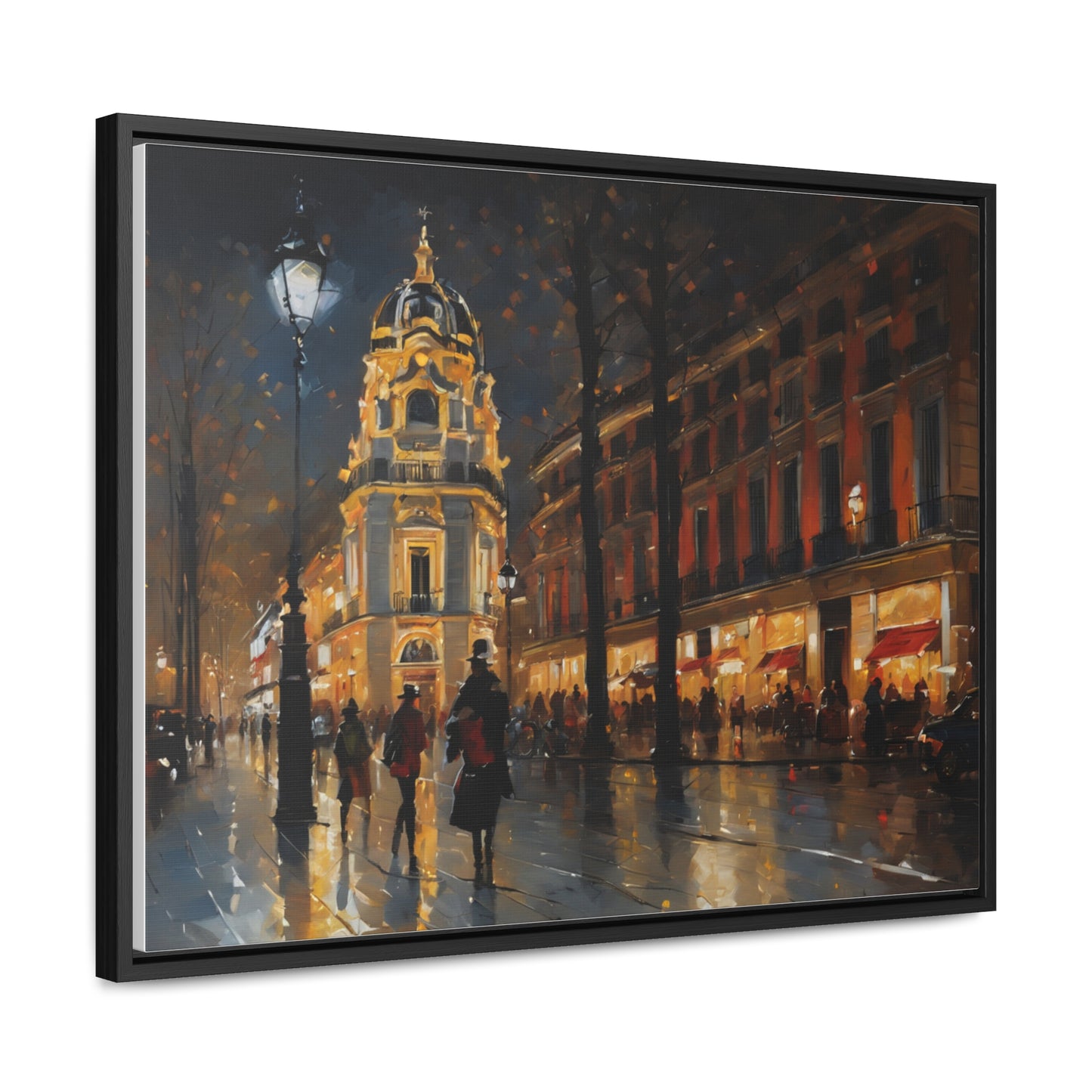 Town Center, Wall Art, Gallery Canvas Wraps, Horizontal Frame