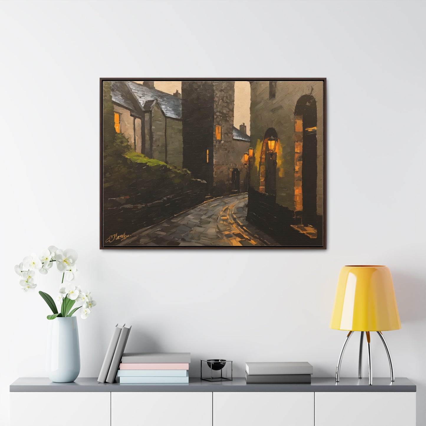 Walk the streets, Wall Art, Gallery Canvas Wraps, Horizontal Frame