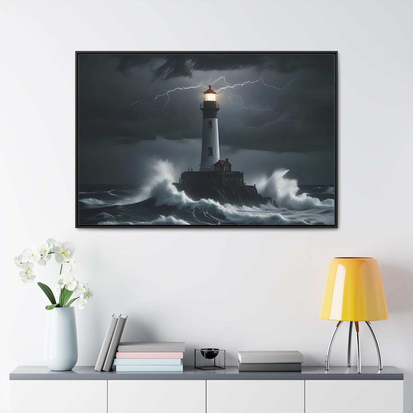 Light House, Wall Art, Gallery Canvas Wraps, Horizontal Frame