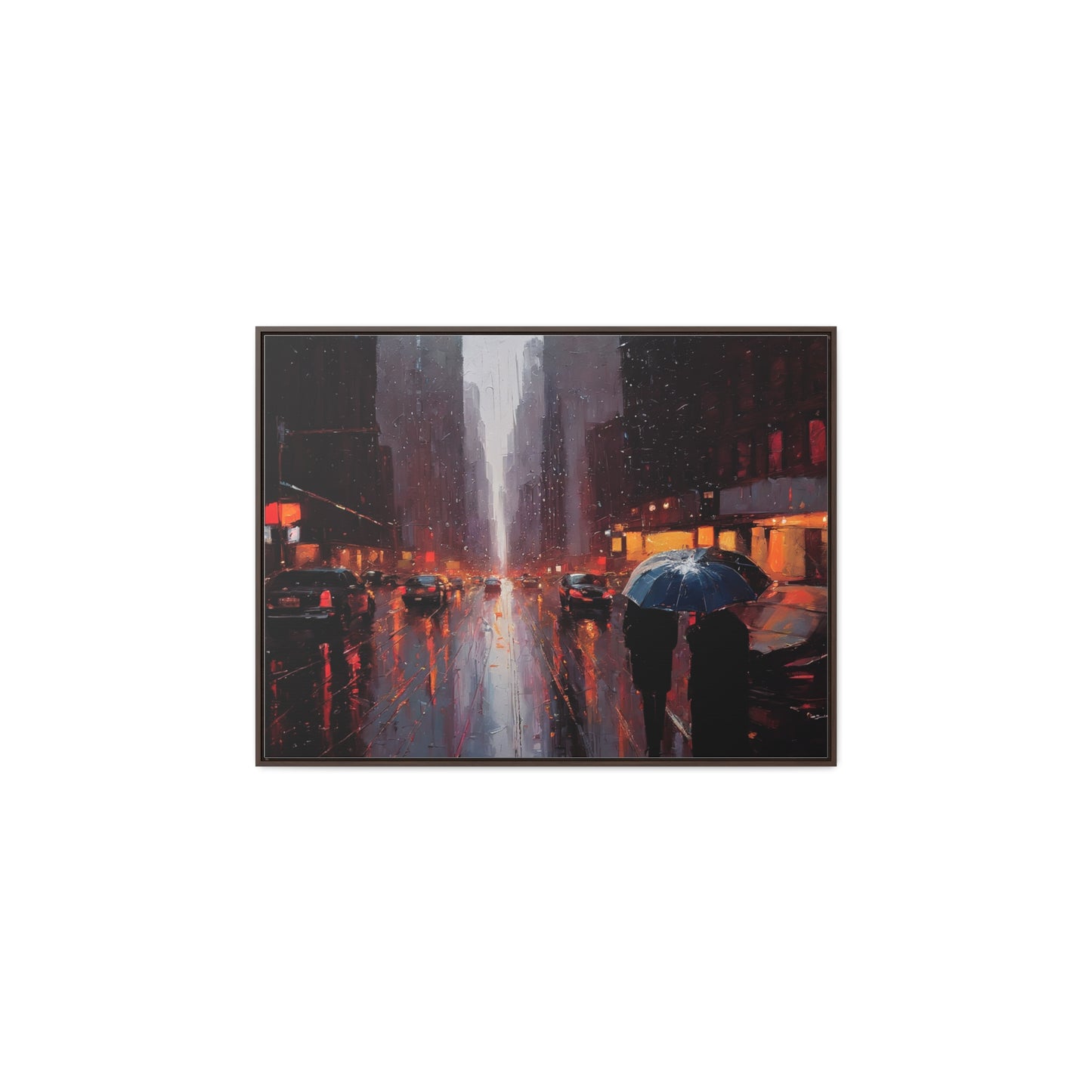 City Streets, Wall Art, Gallery Canvas Wraps, Horizontal Frame