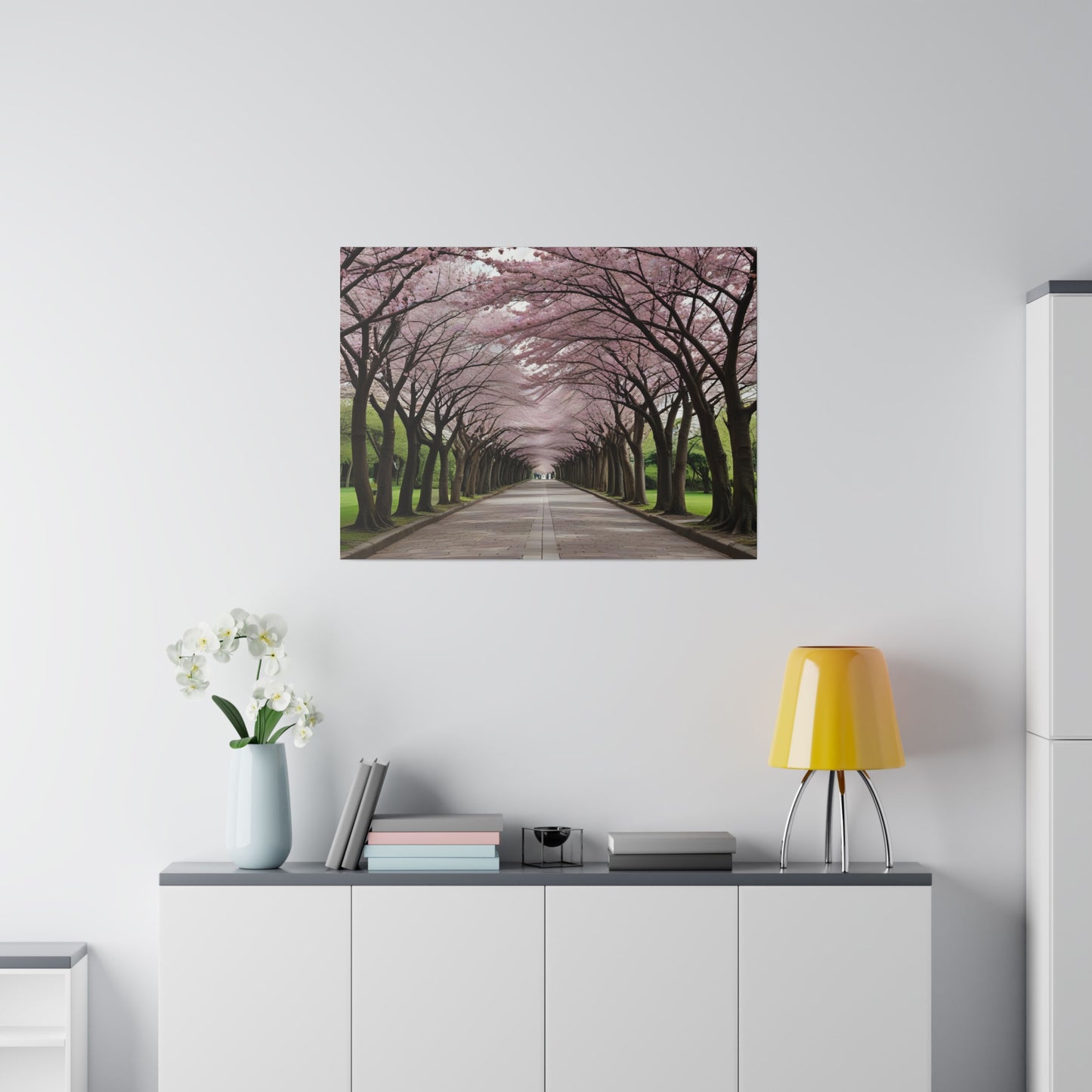 Cherry Blossoms, Wall Art, Matte Canvas, Stretched, 0.75"