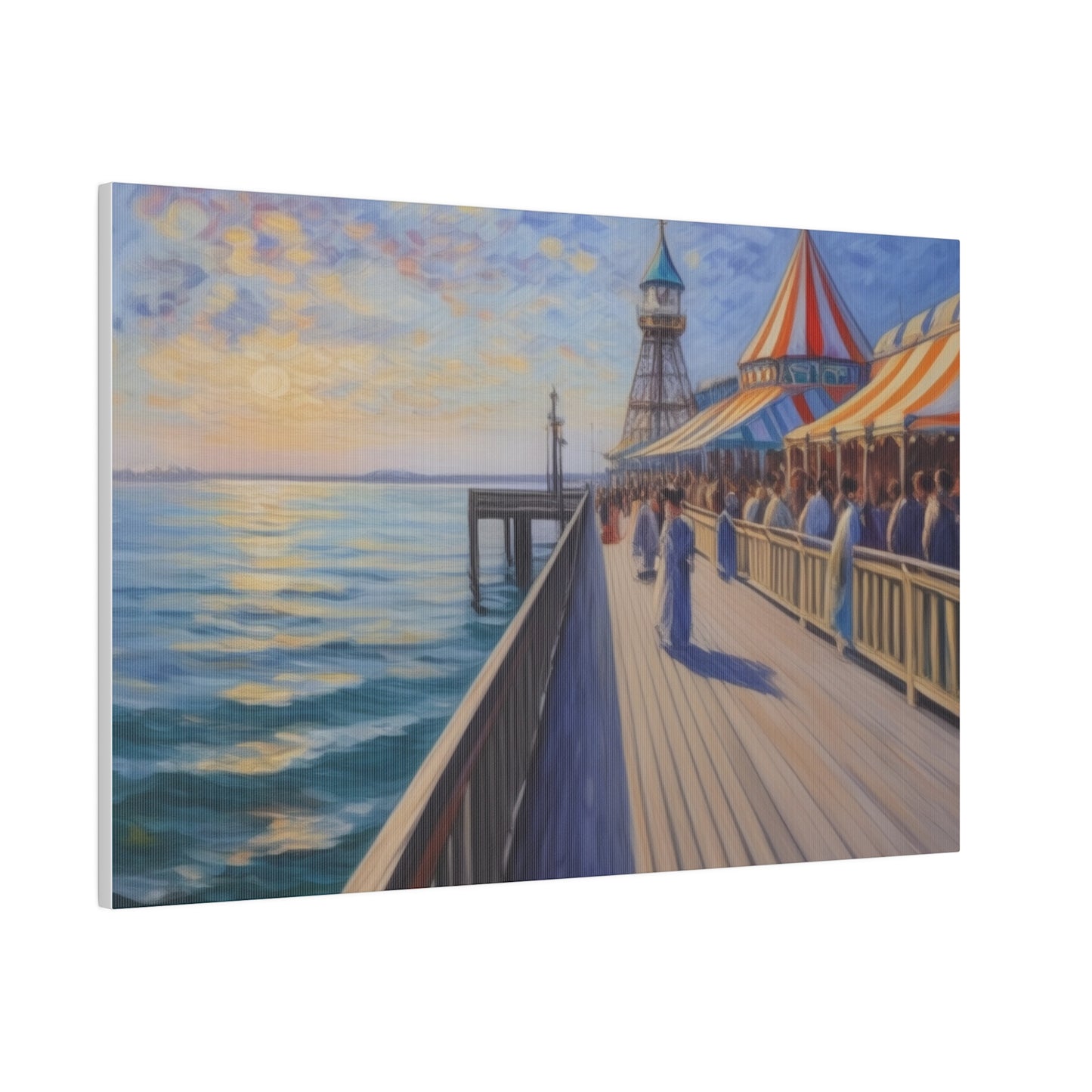 Pier, Wall Art, Matte Canvas, Stretched, 0.75"