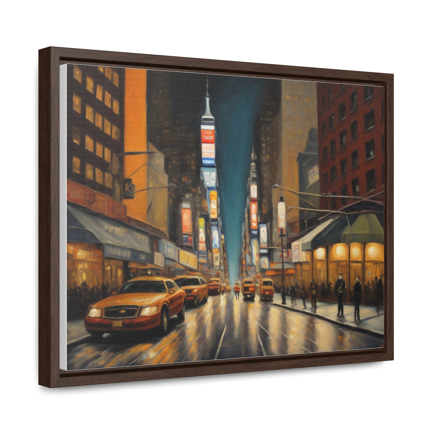 The City, Wall Art, Gallery Canvas Wraps, Horizontal Frame