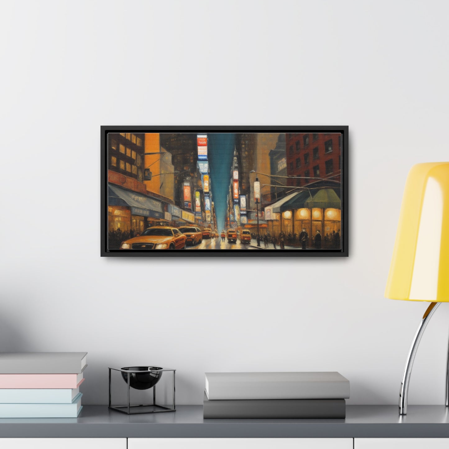 The City, Wall Art, Gallery Canvas Wraps, Horizontal Frame