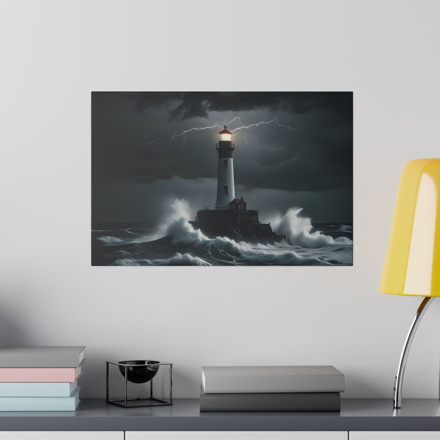 The light house, Wall Art, Matte Canvas, Stretched, 0.75"