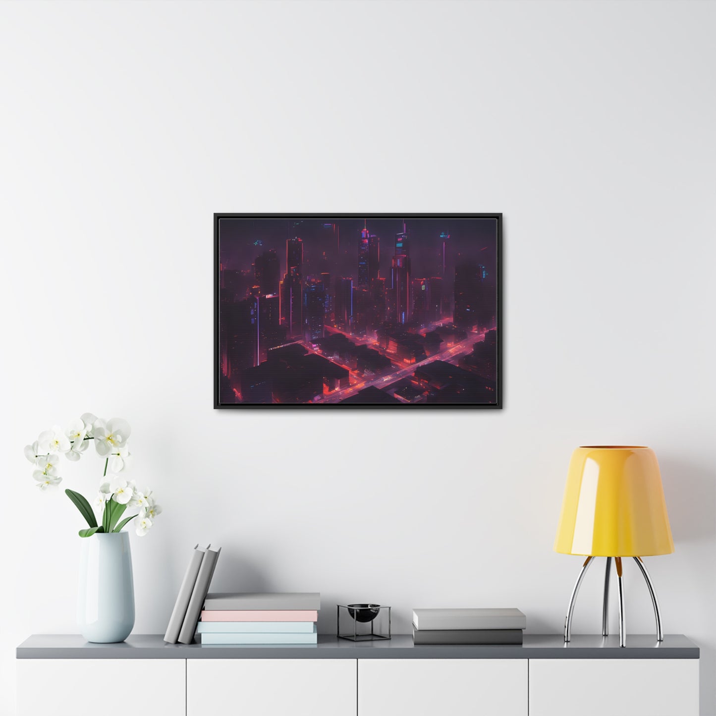 Neon lights, Wall Art, Gallery Canvas Wraps, Horizontal Frame