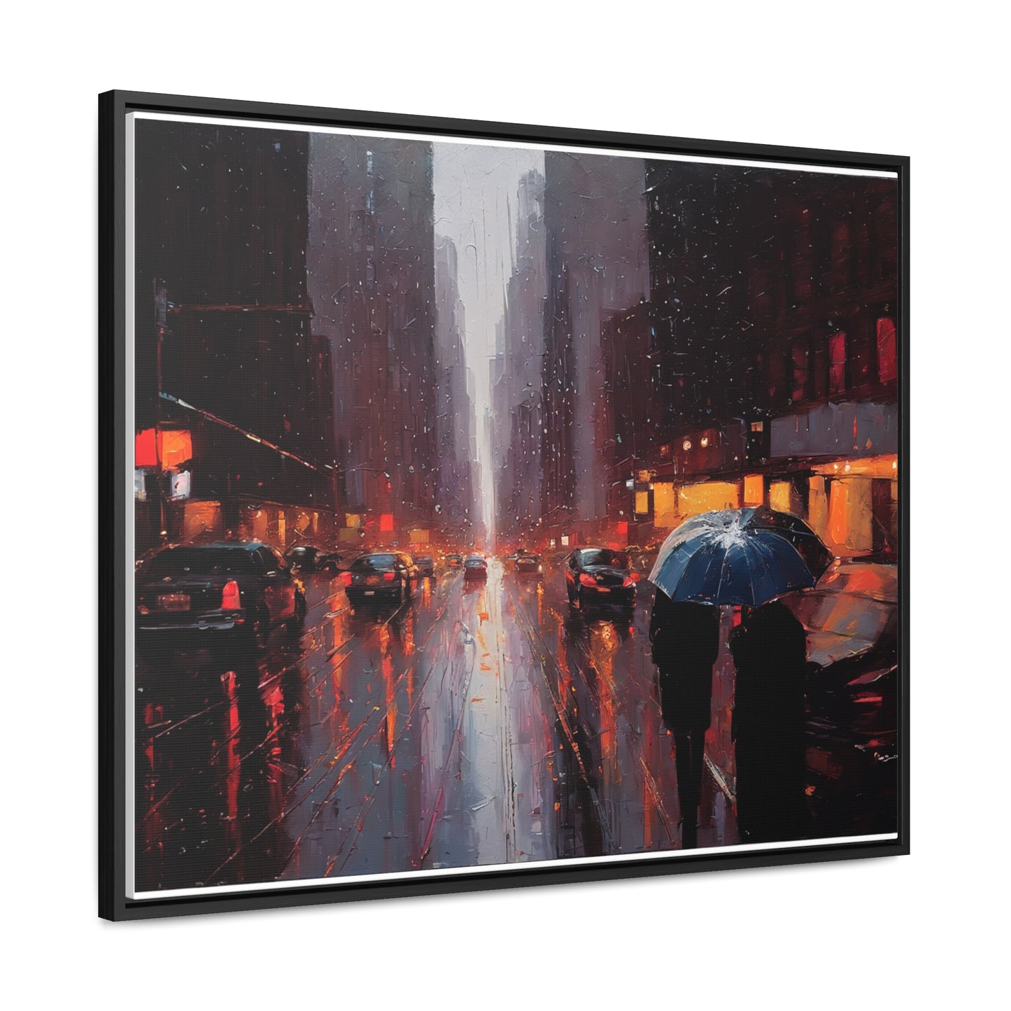 City Streets, Wall Art, Gallery Canvas Wraps, Horizontal Frame