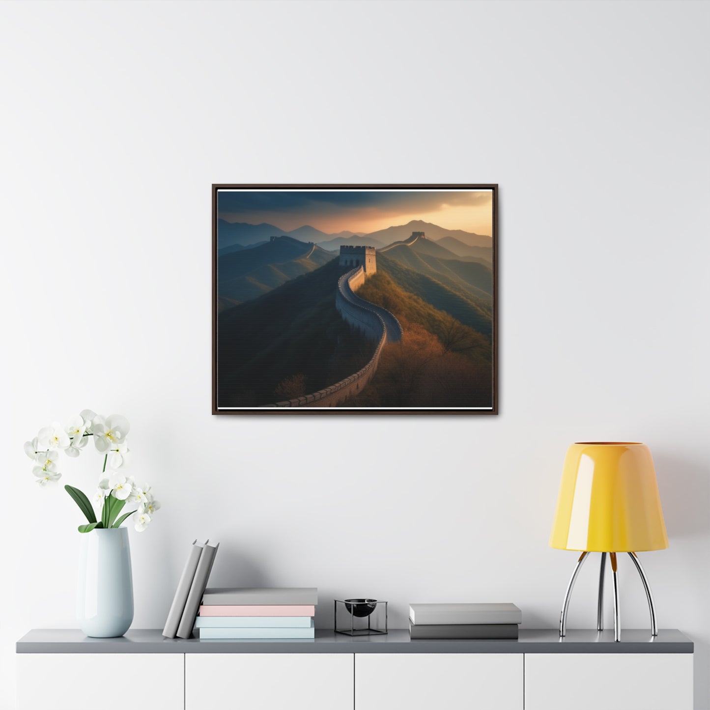 Great Wall, Wall Art,Gallery Canvas Wraps, Horizontal Frame