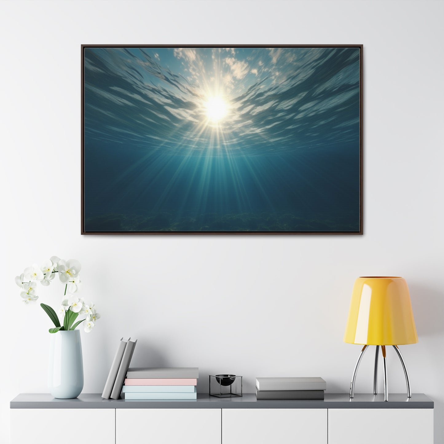 Under Water, Wall Art, Gallery Canvas Wraps, Horizontal Frame