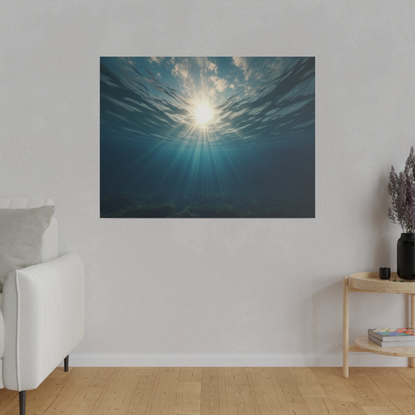 Under Water, Wall Art, Matte Canvas, Stretched, 0.75"