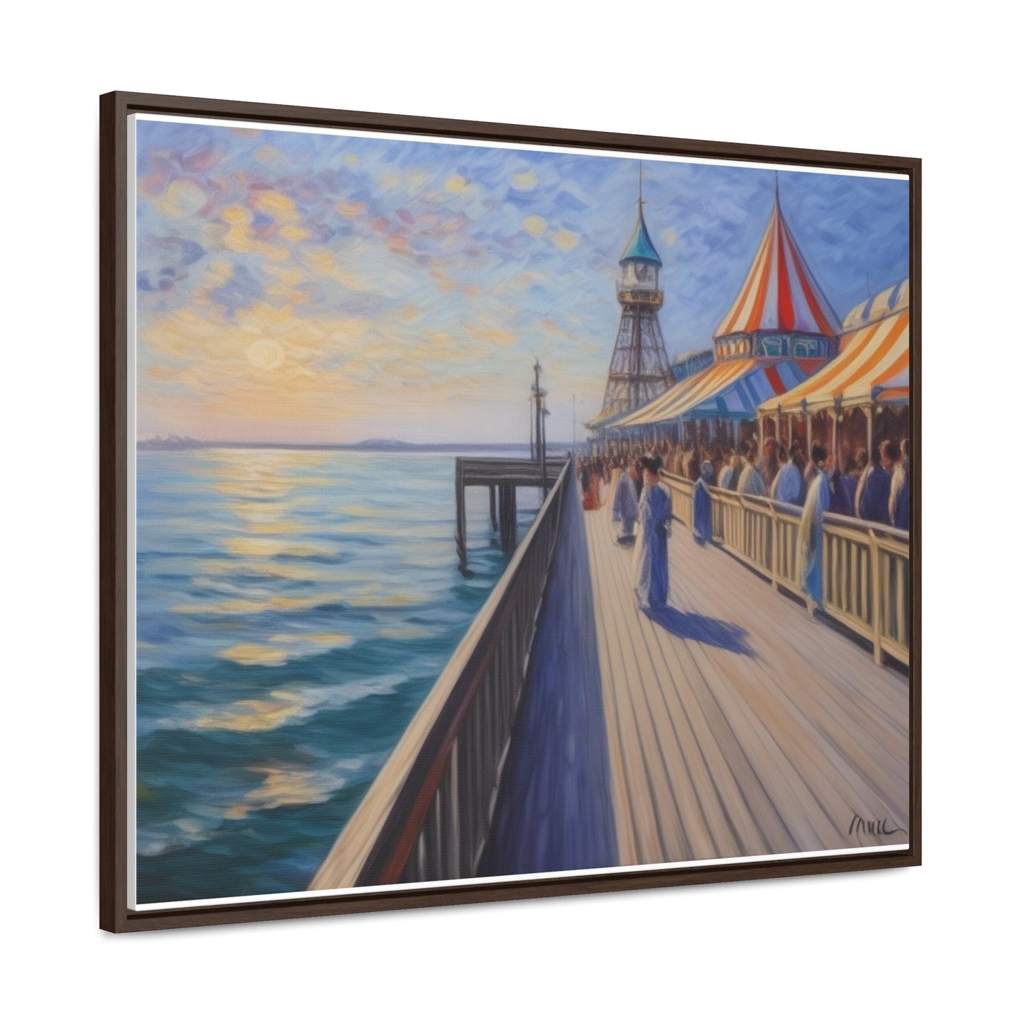 Pier, Wall Art, Gallery Canvas Wraps, Horizontal Frame