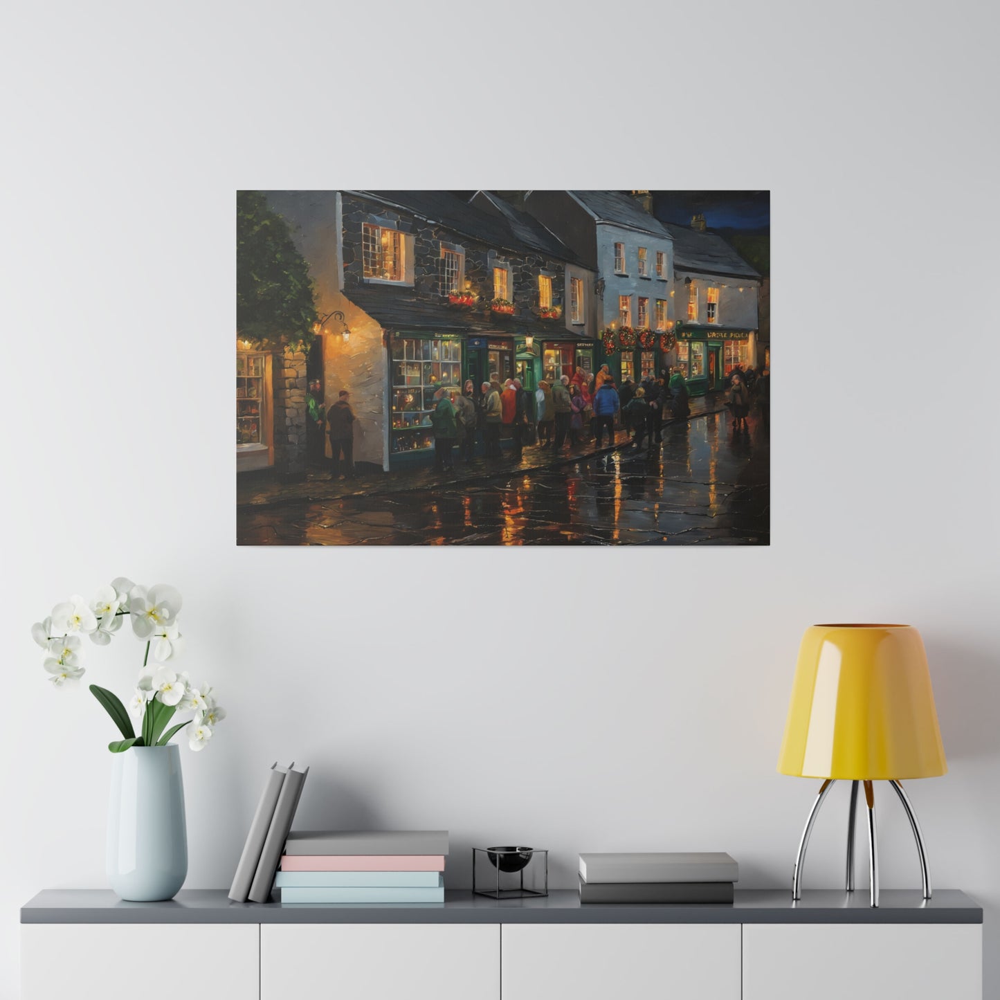 The Pub, Wall Art, Matte Canvas, Stretched, 0.75"