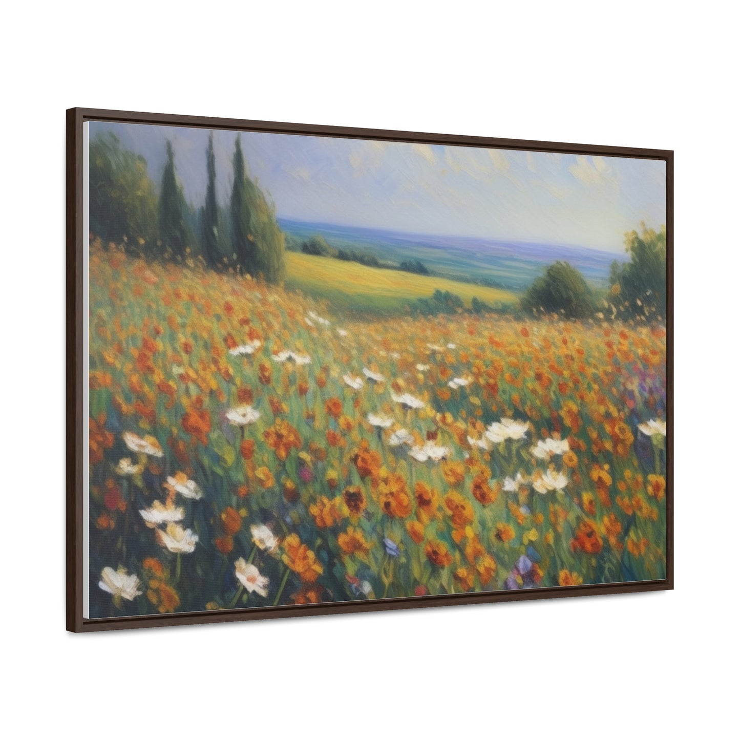 Field of flowers, Gallery Canvas Wraps, Horizontal Frame