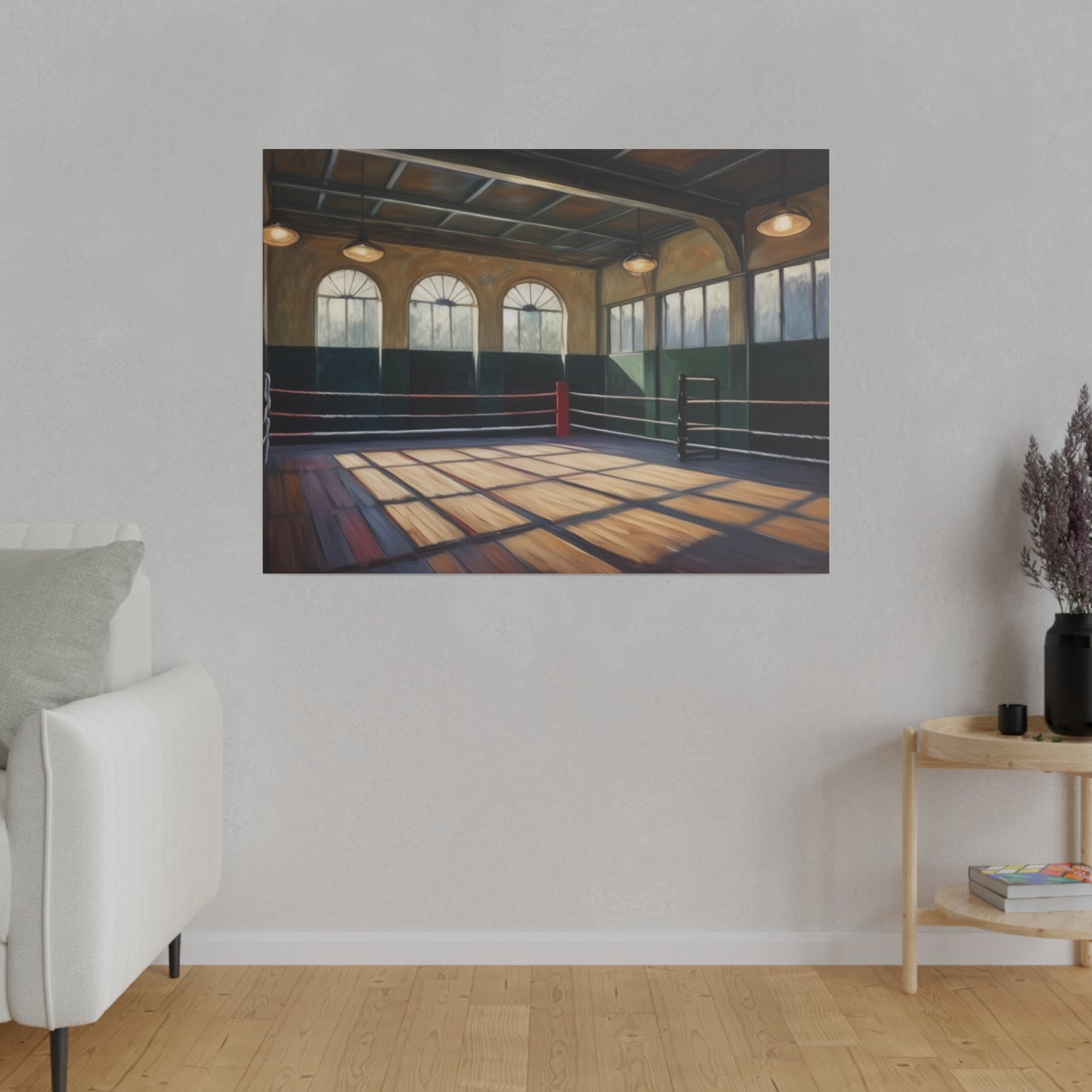 Boxing Gym, Wall ArtMatte Canvas, Stretched, 0.75"