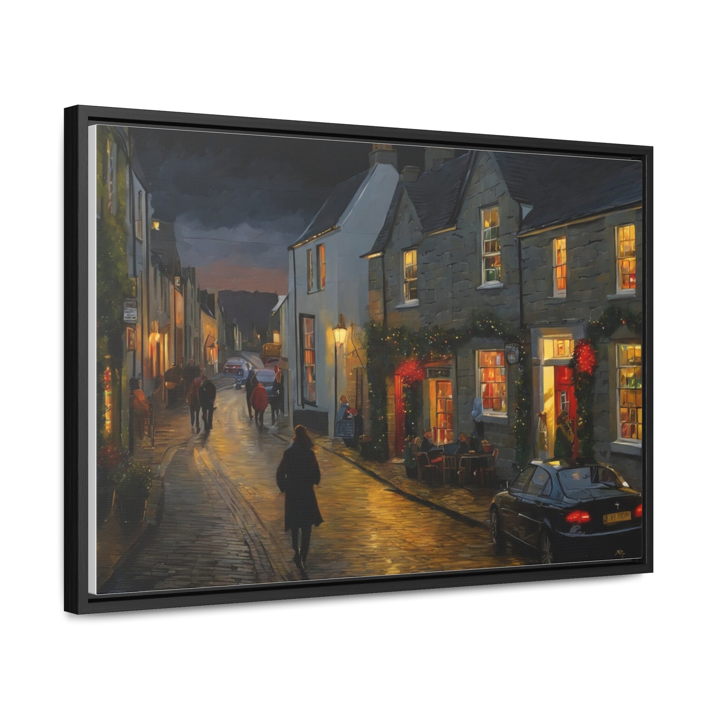 Calm Town, Wall Art, Gallery Canvas Wraps, Horizontal Frame