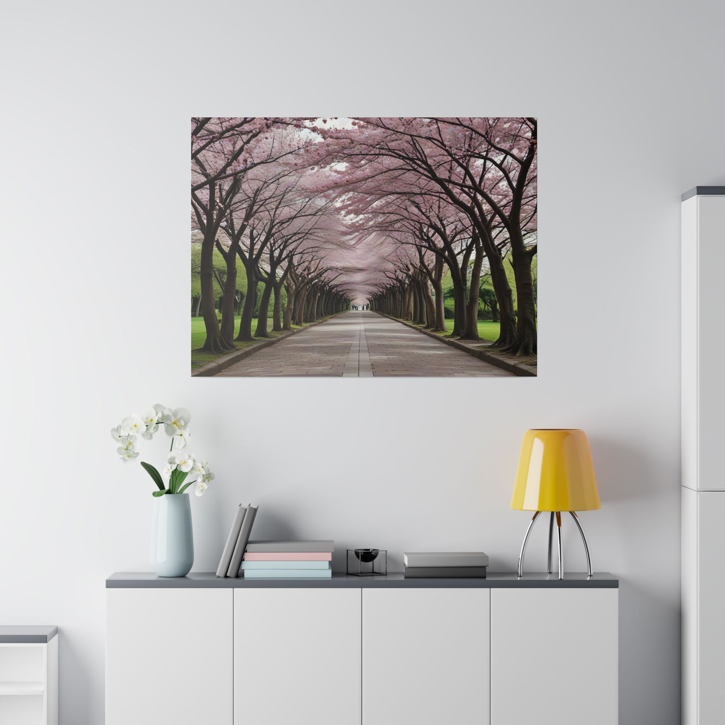 Cherry Blossoms, Wall Art, Matte Canvas, Stretched, 0.75"