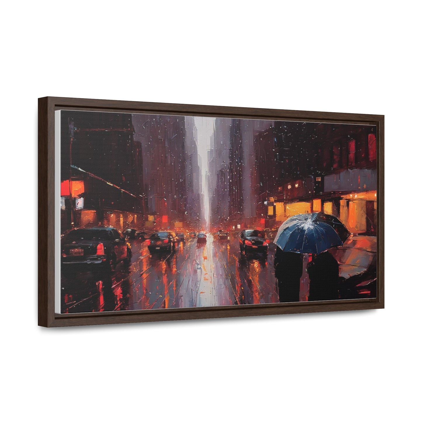 City Streets, Wall Art, Gallery Canvas Wraps, Horizontal Frame