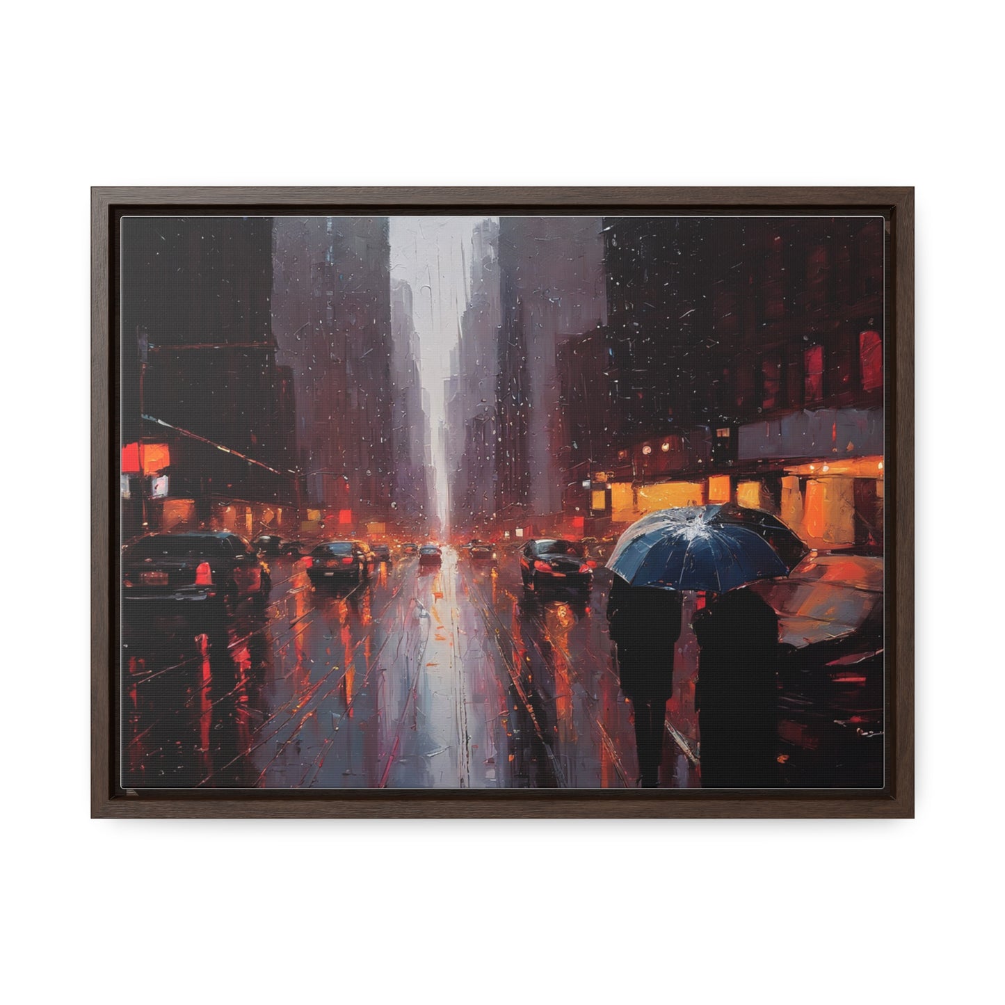 City Streets, Wall Art, Gallery Canvas Wraps, Horizontal Frame