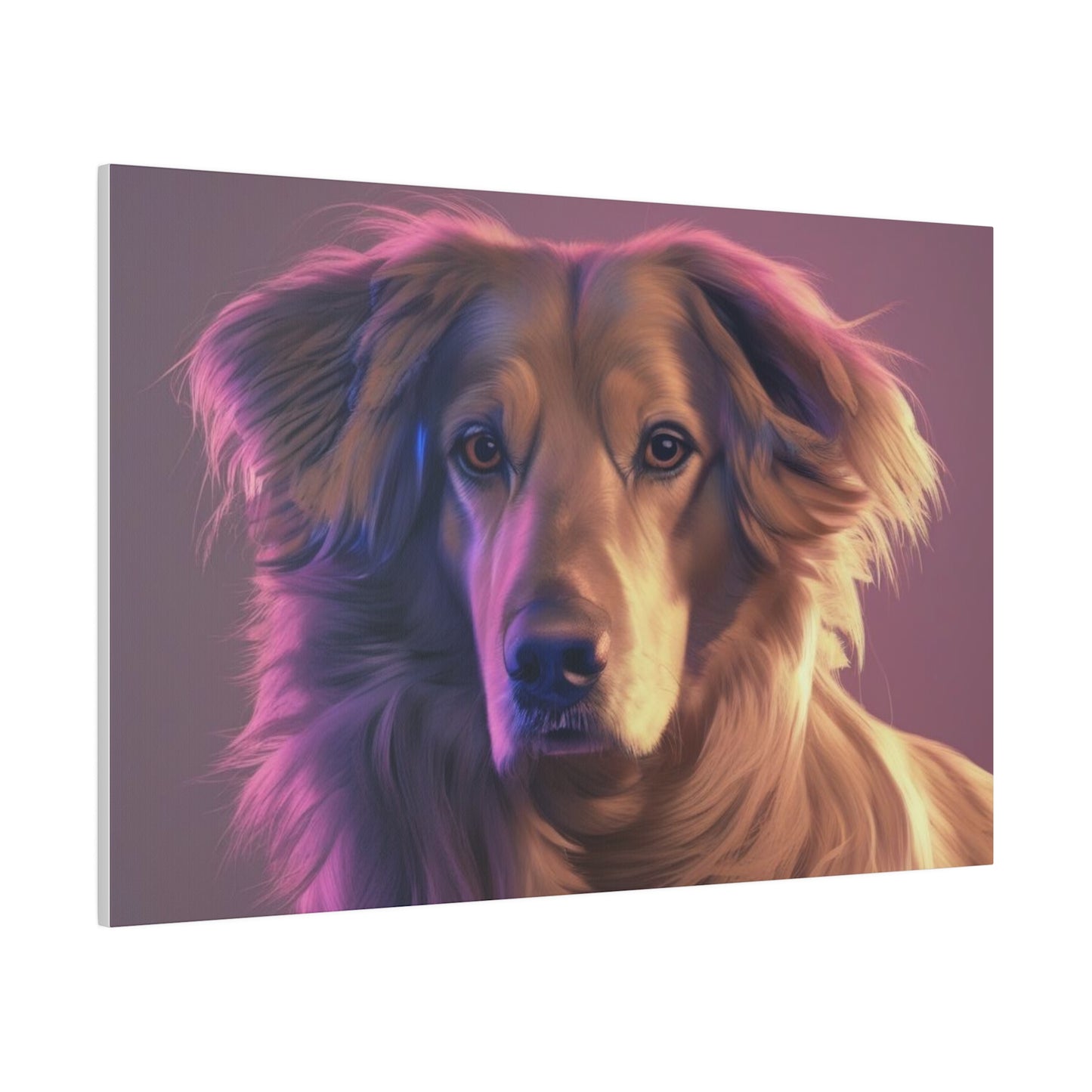 Dog, Wall Art, Matte Canvas, Stretched, 0.75"