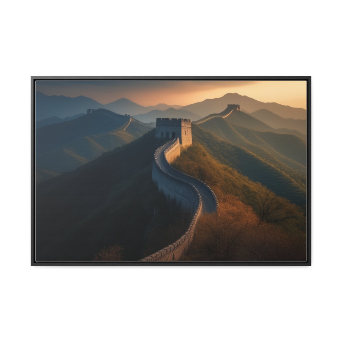 Great Wall, Wall Art,Gallery Canvas Wraps, Horizontal Frame