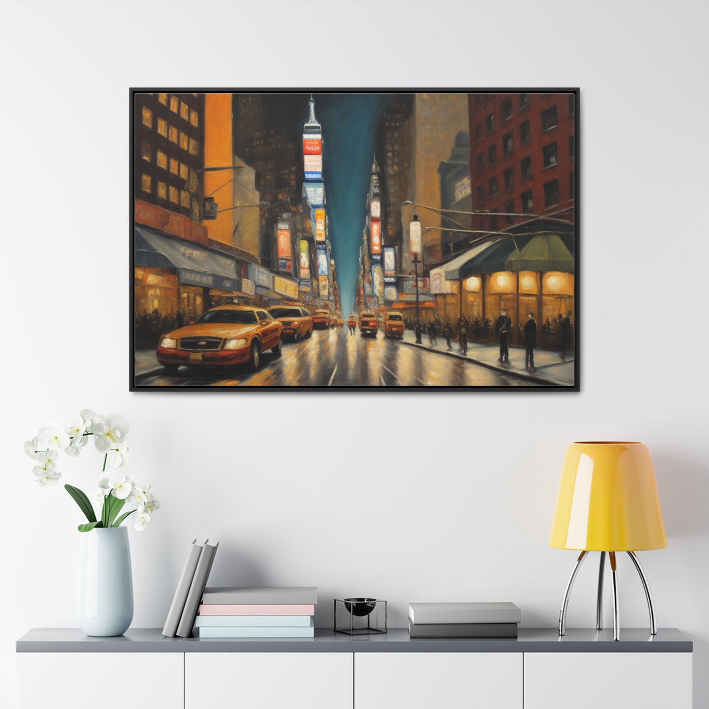 The City, Wall Art, Gallery Canvas Wraps, Horizontal Frame