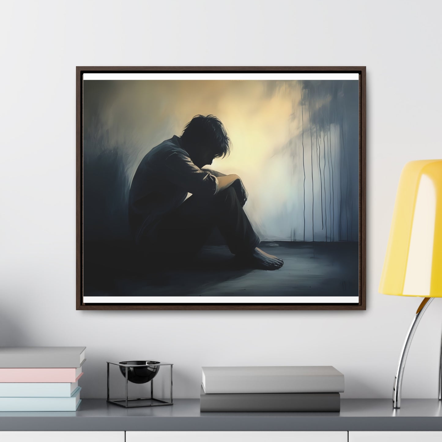 Gloomy, Wall Art, Gallery Canvas Wraps, Horizontal Frame