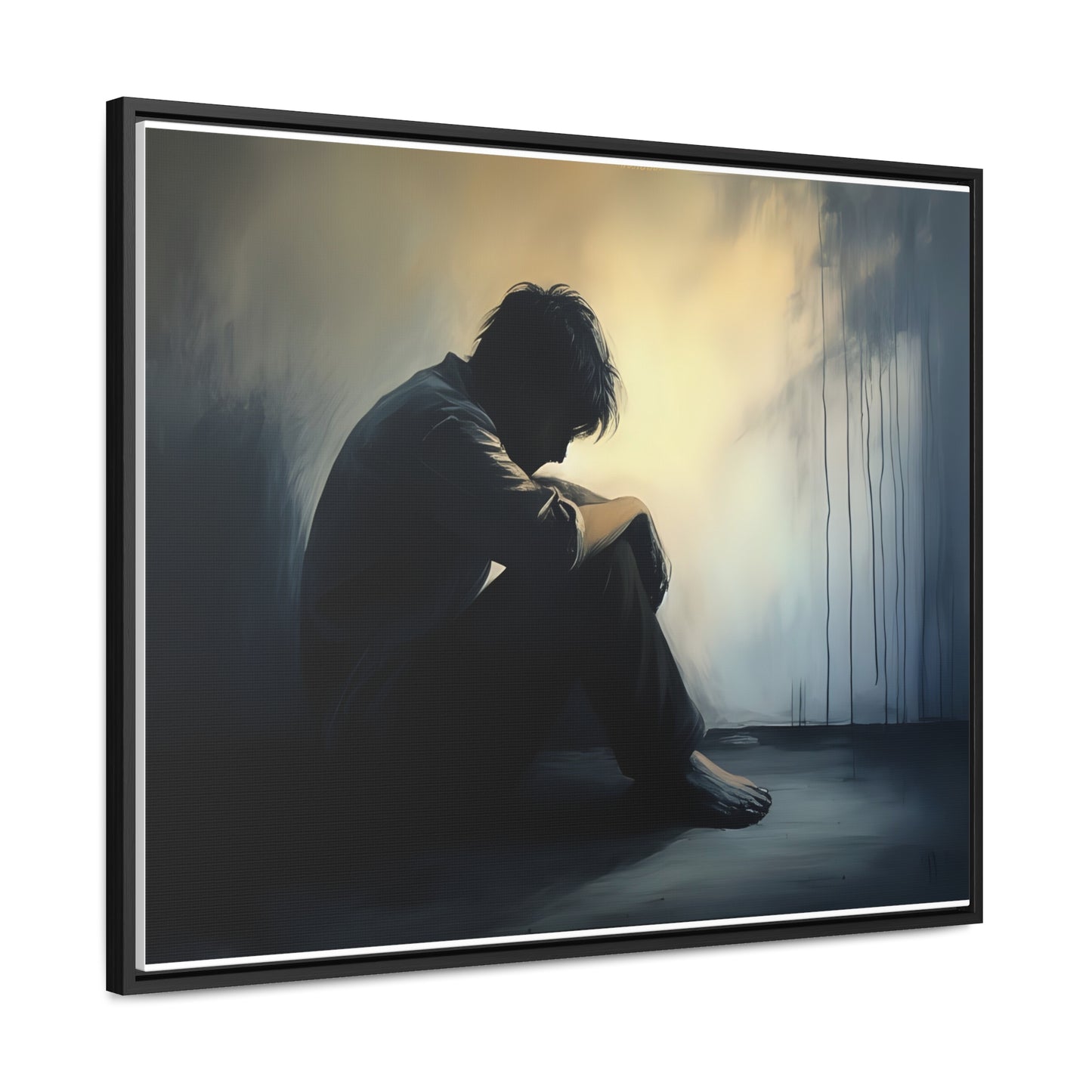 Gloomy, Wall Art, Gallery Canvas Wraps, Horizontal Frame