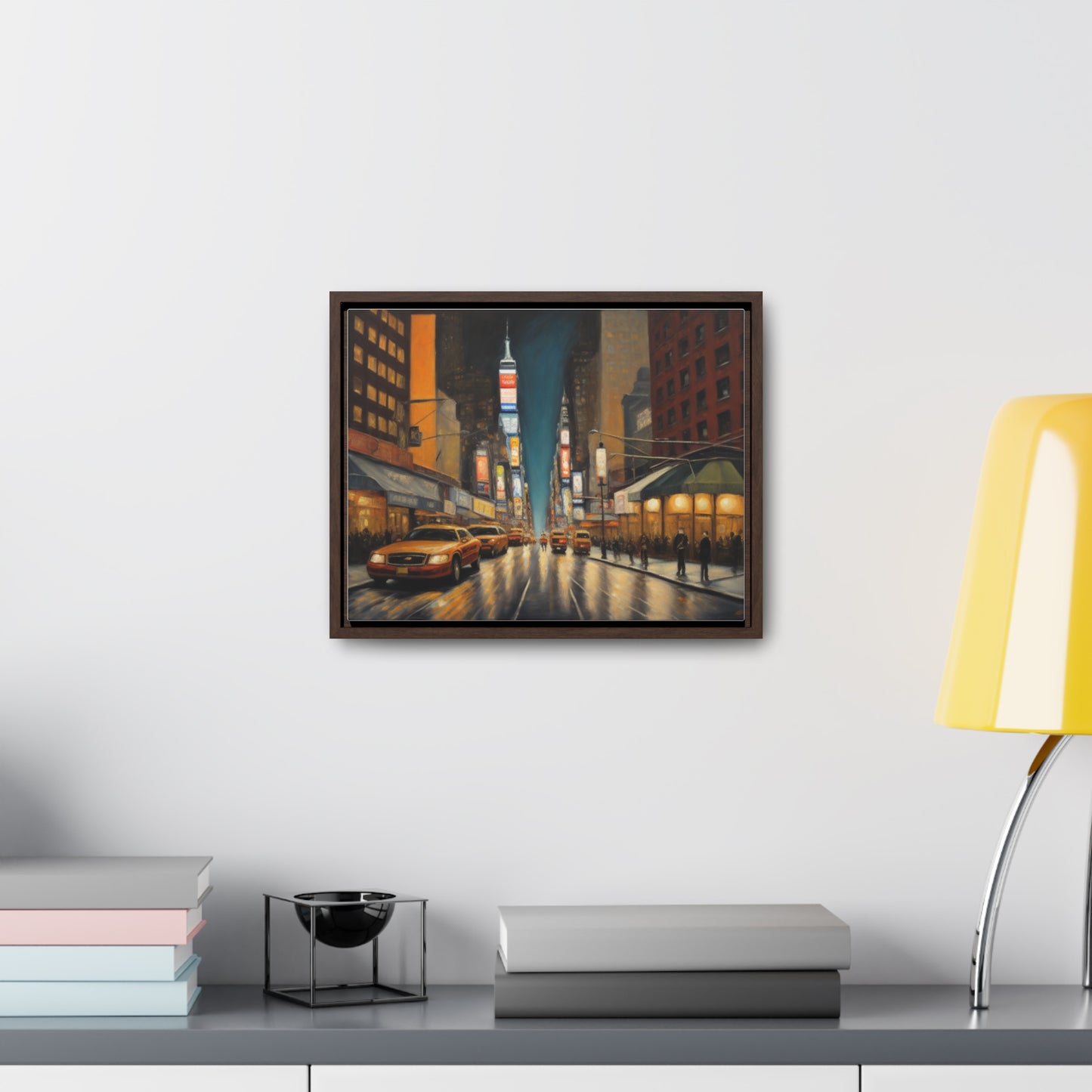 The City, Wall Art, Gallery Canvas Wraps, Horizontal Frame