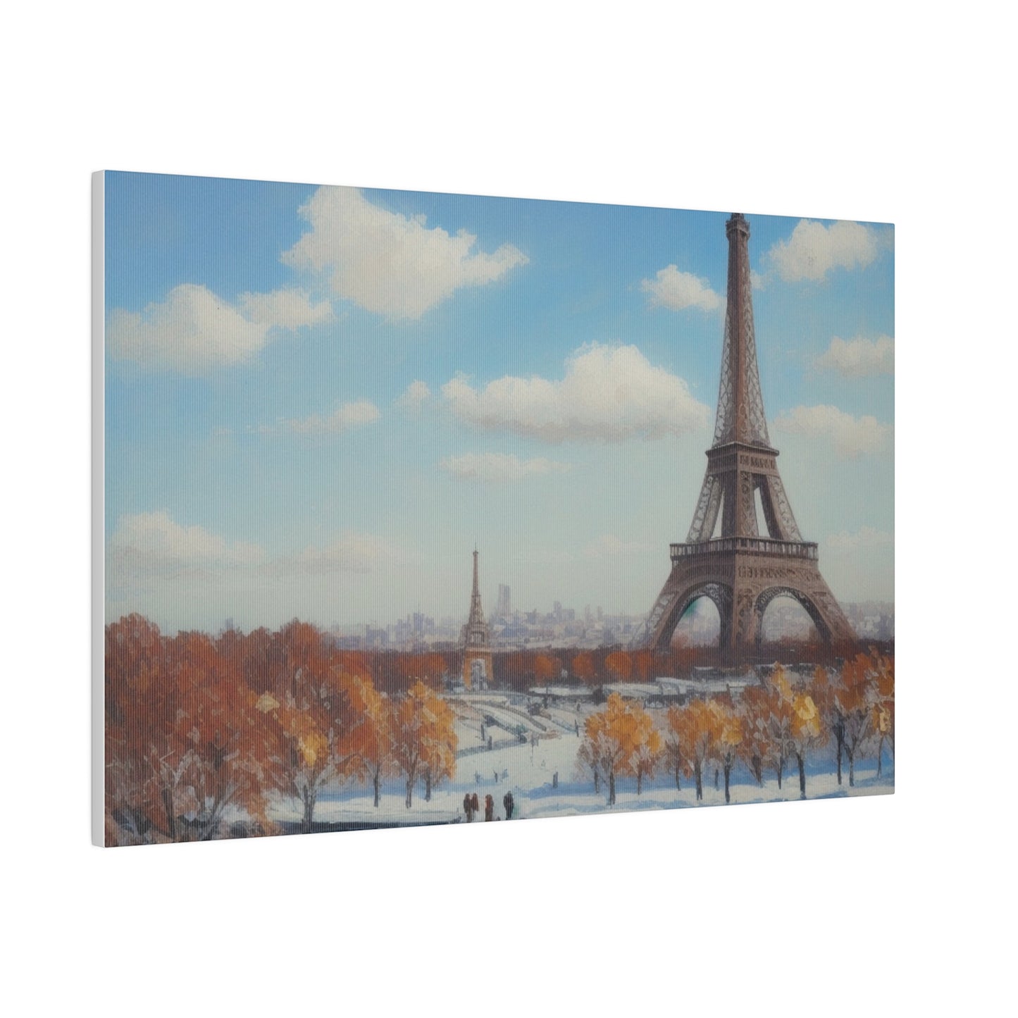 Eiffel Tower, Wall Art, Matte Canvas, Stretched, 0.75"