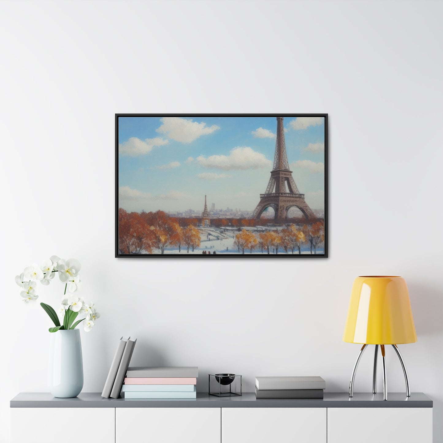 Eiffel Tower, Wall Art, Gallery Canvas Wraps, Horizontal Frame