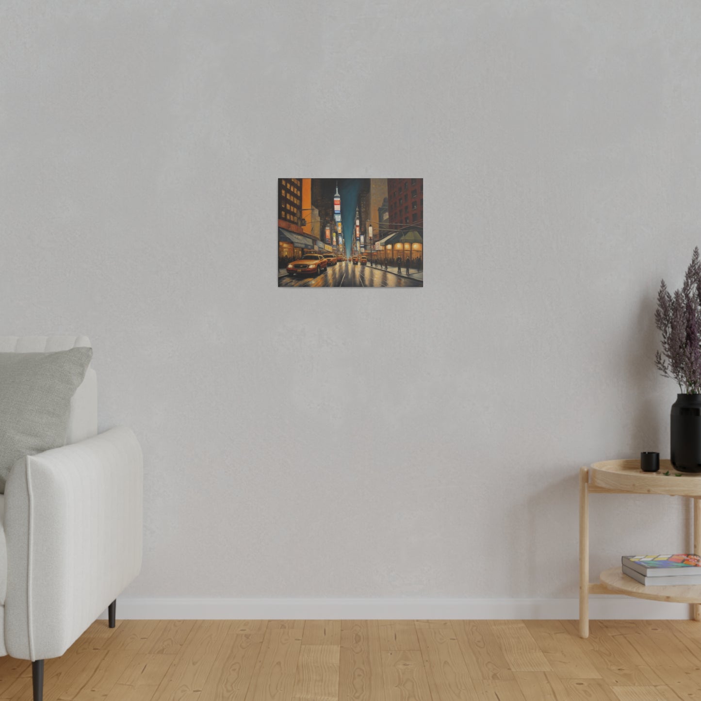 The City, Wall Art, Matte Canvas, Stretched, 0.75"