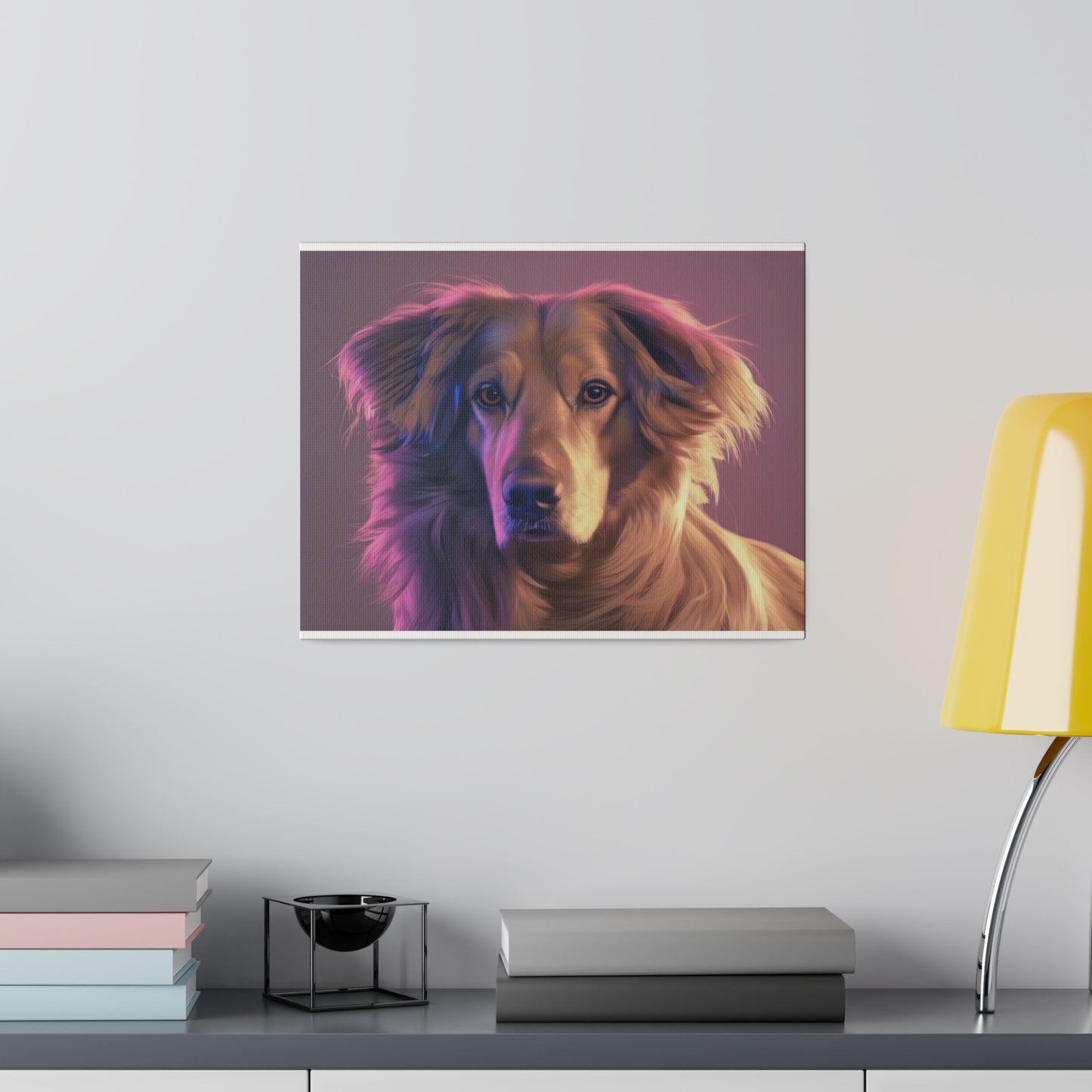 Dog, Wall Art, Matte Canvas, Stretched, 0.75"