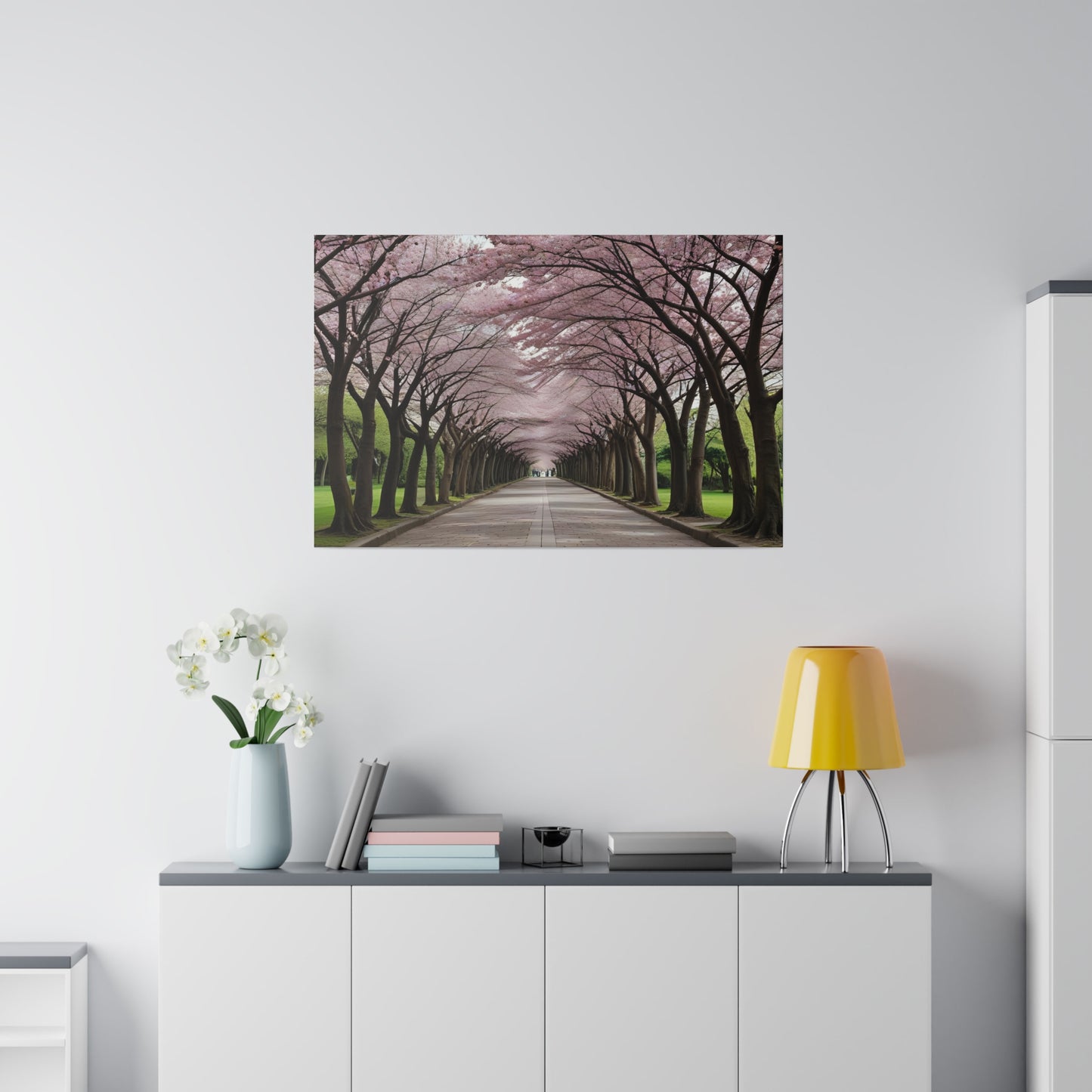 Cherry Blossoms, Wall Art, Matte Canvas, Stretched, 0.75"