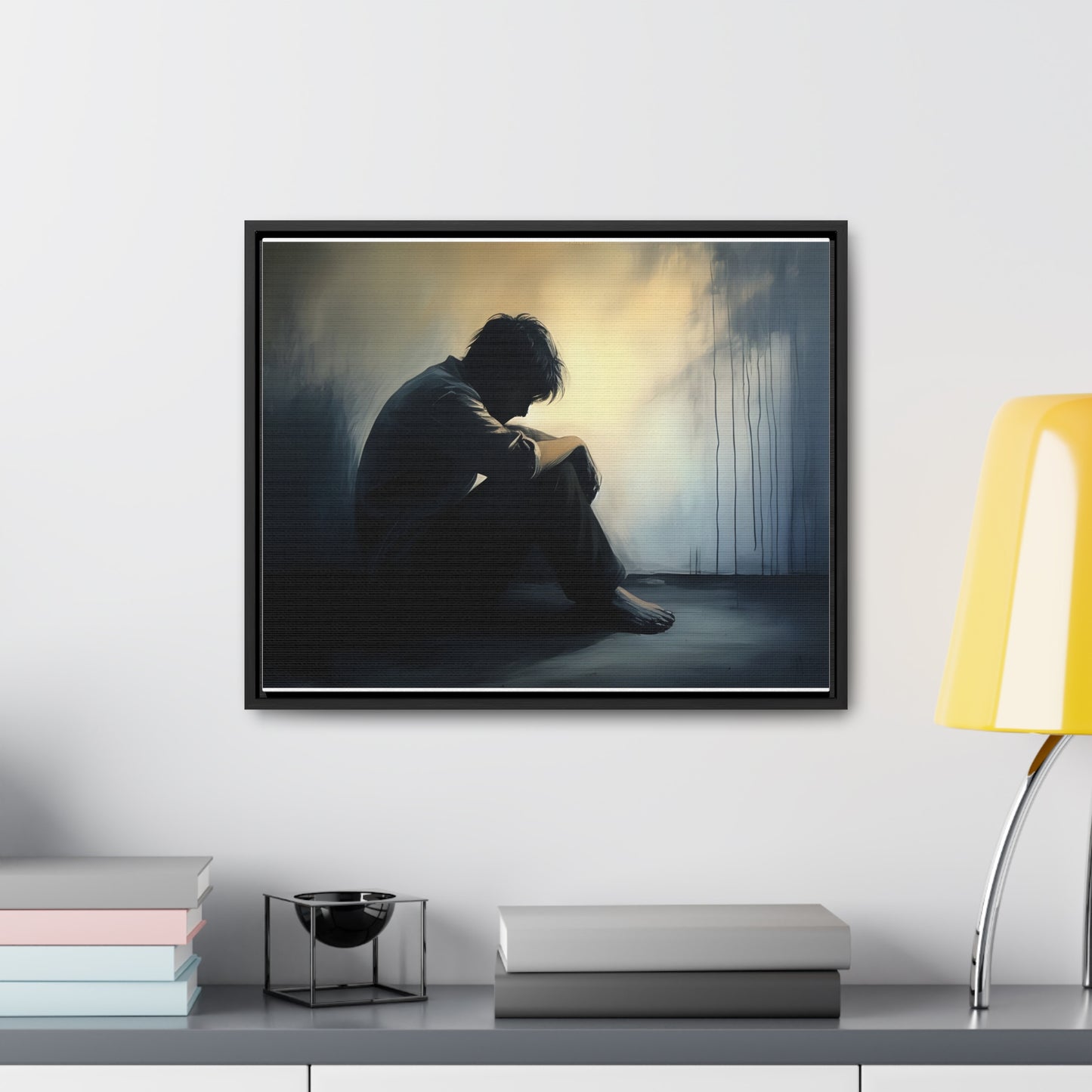 Gloomy, Wall Art, Gallery Canvas Wraps, Horizontal Frame