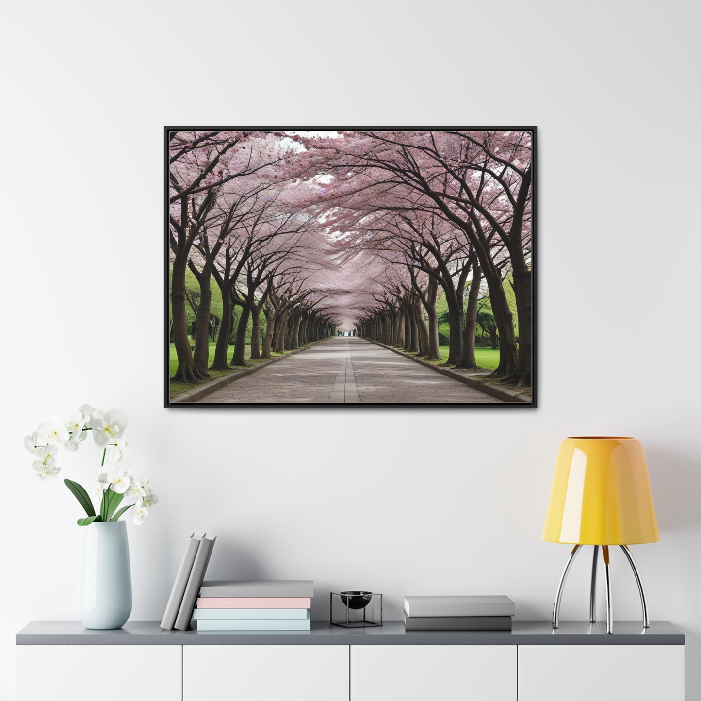 Cherry Blossoms, Gallery Canvas Wraps, Horizontal Frame