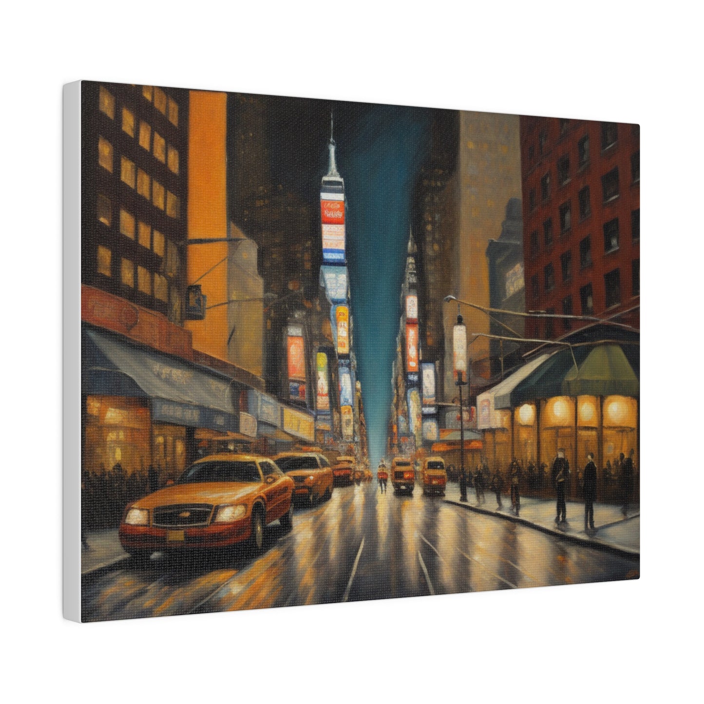 The City, Wall Art, Matte Canvas, Stretched, 0.75"