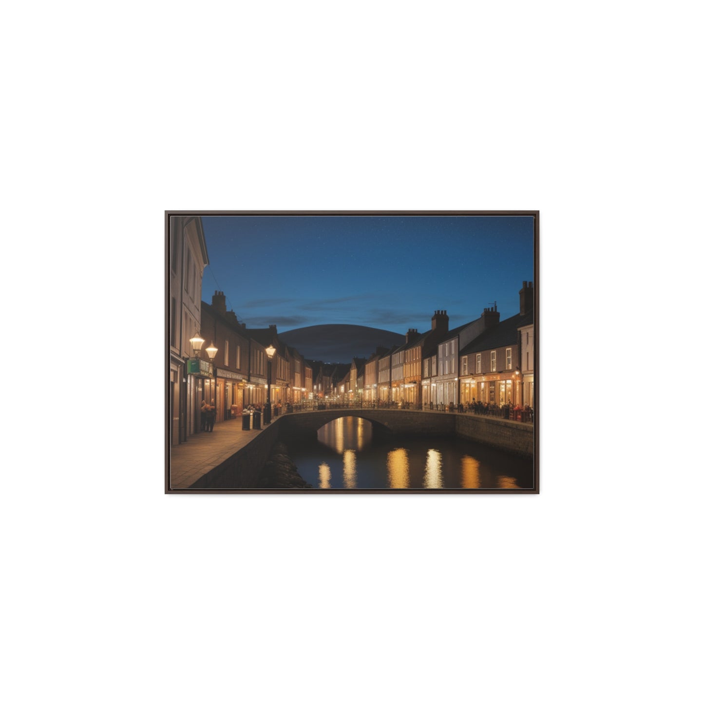 Canal, Wall Art, Gallery Canvas Wraps, Horizontal Frame