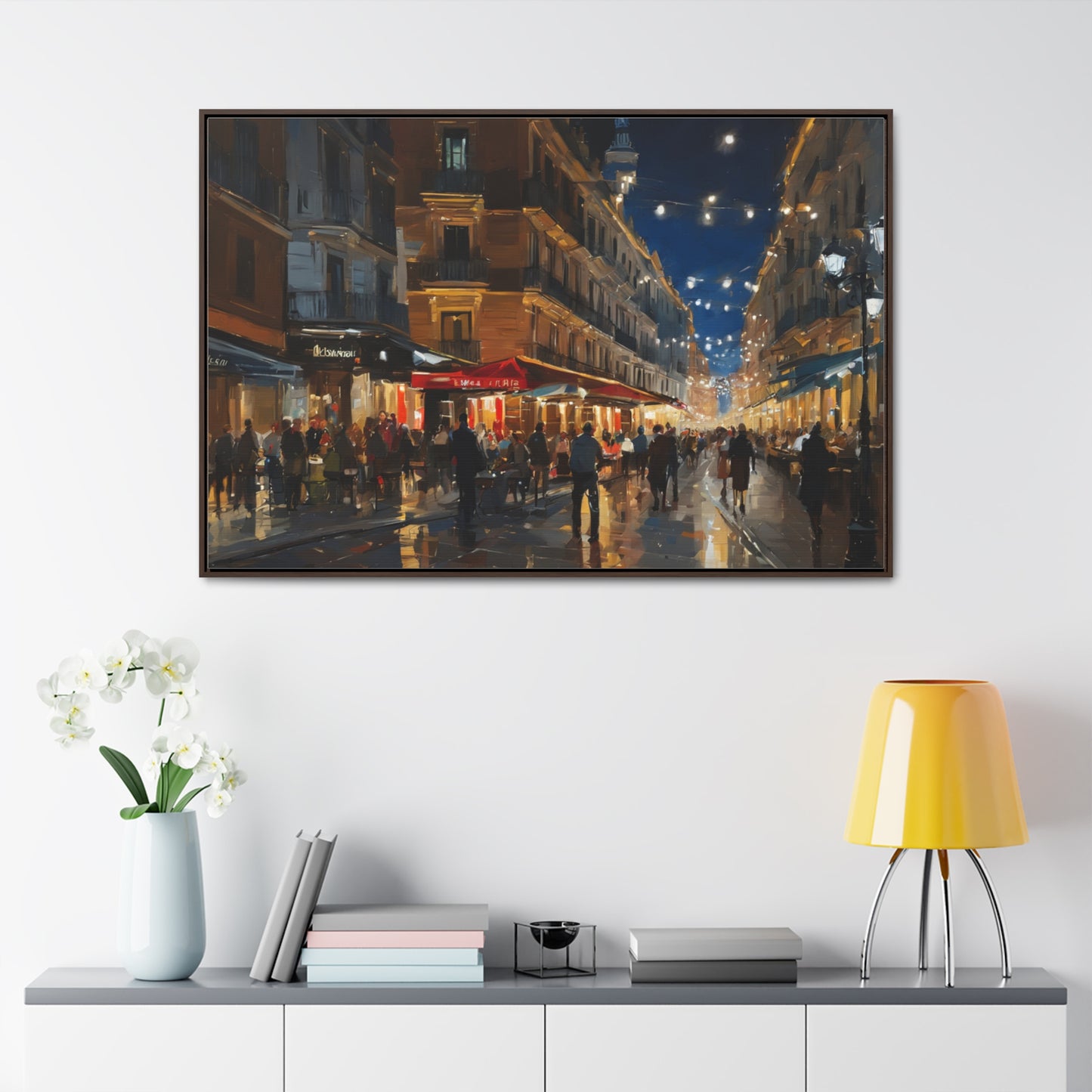 Calm night, Wall Art, Gallery Canvas Wraps, Horizontal Frame