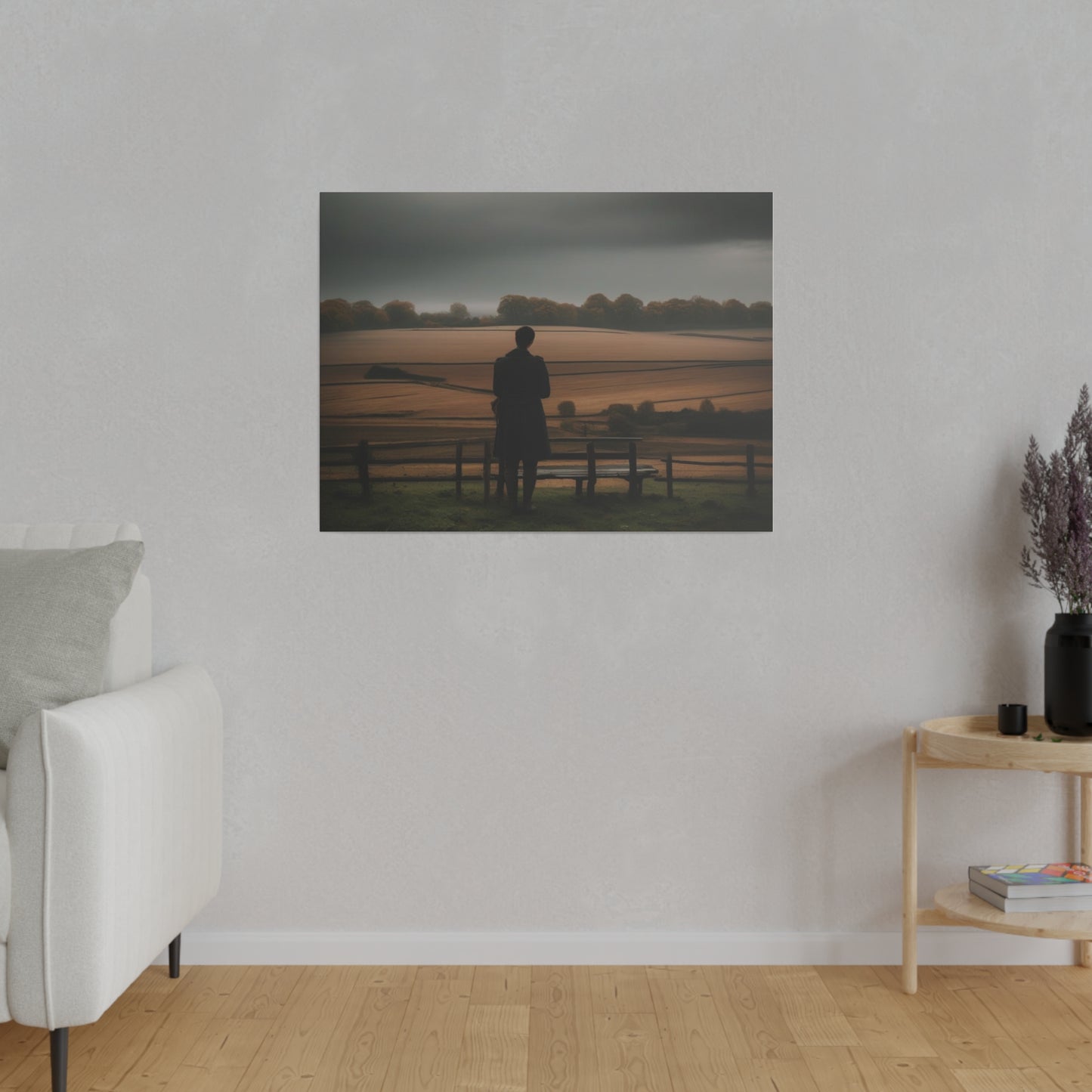 Alone, Wall Art, Matte Canvas, Stretched, 0.75"