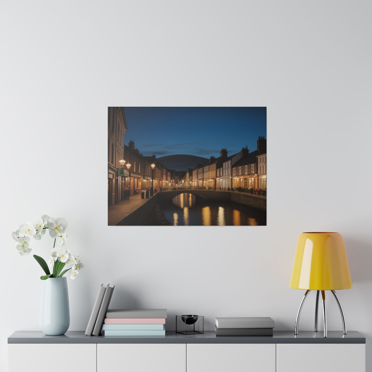 Canal, Wall Art, Matte Canvas, Stretched, 0.75"