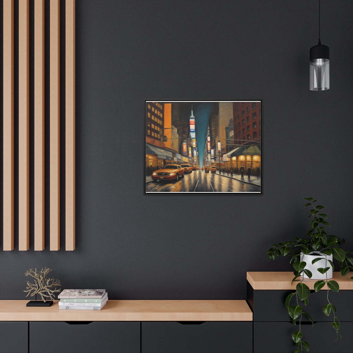 The City, Wall Art, Gallery Canvas Wraps, Horizontal Frame