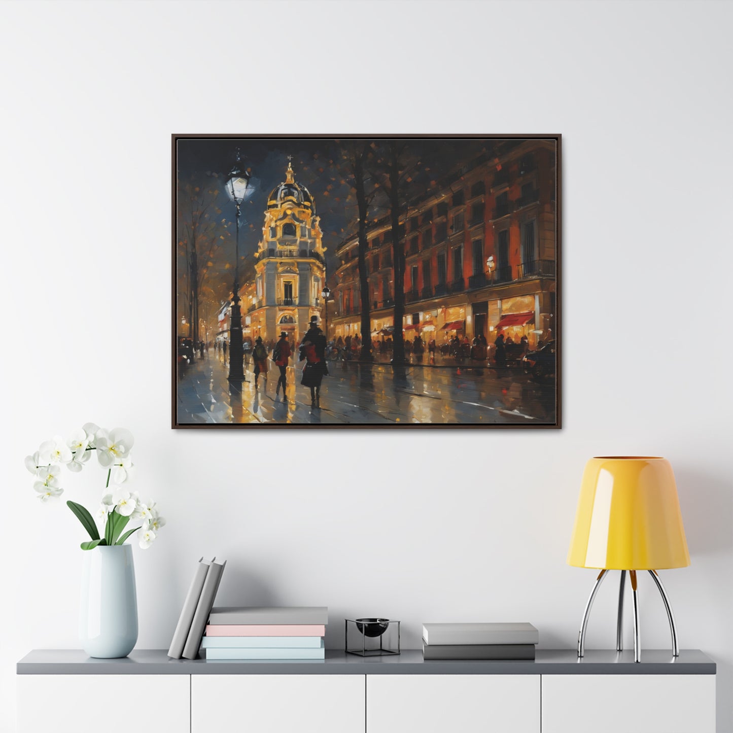 Town Center, Wall Art, Gallery Canvas Wraps, Horizontal Frame