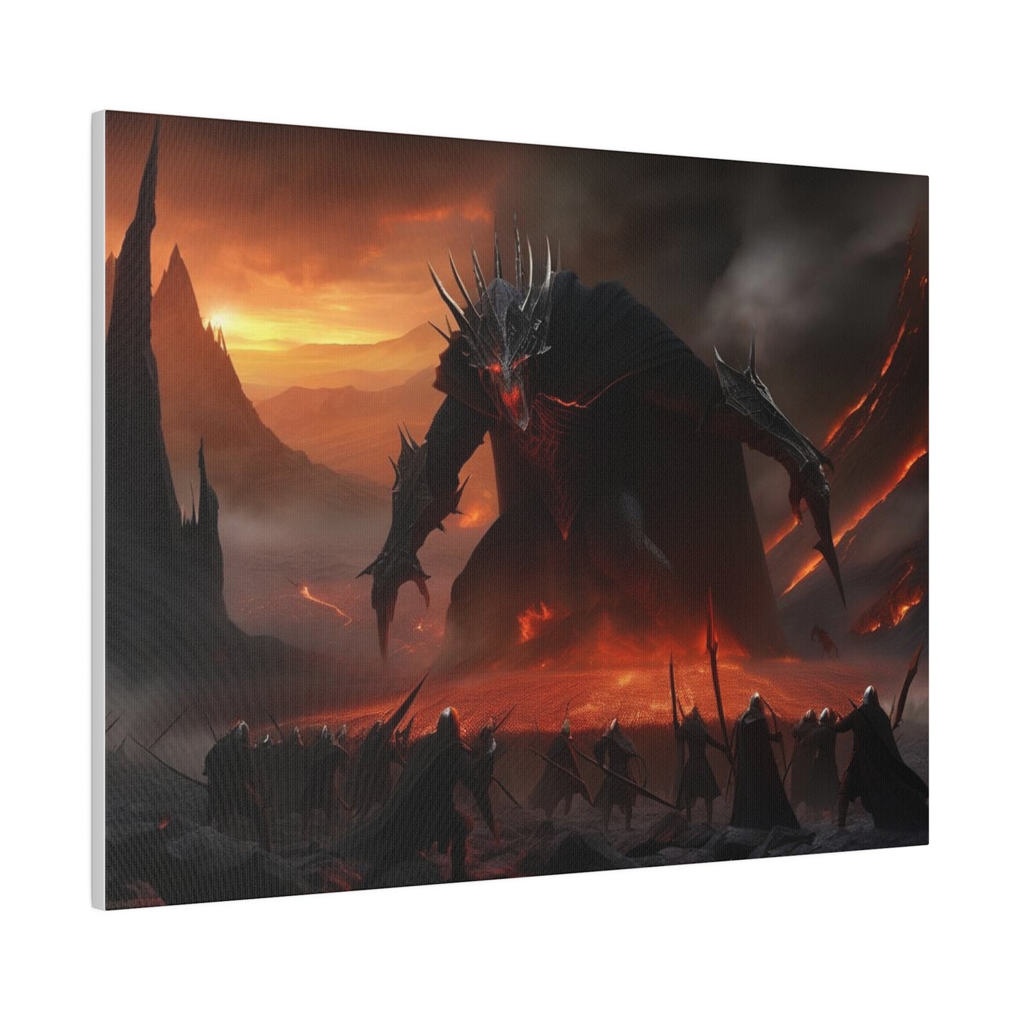 Lord Of The Rings, Morgoth, Wall Art, Matte Canvas, Stretched, 0.75"