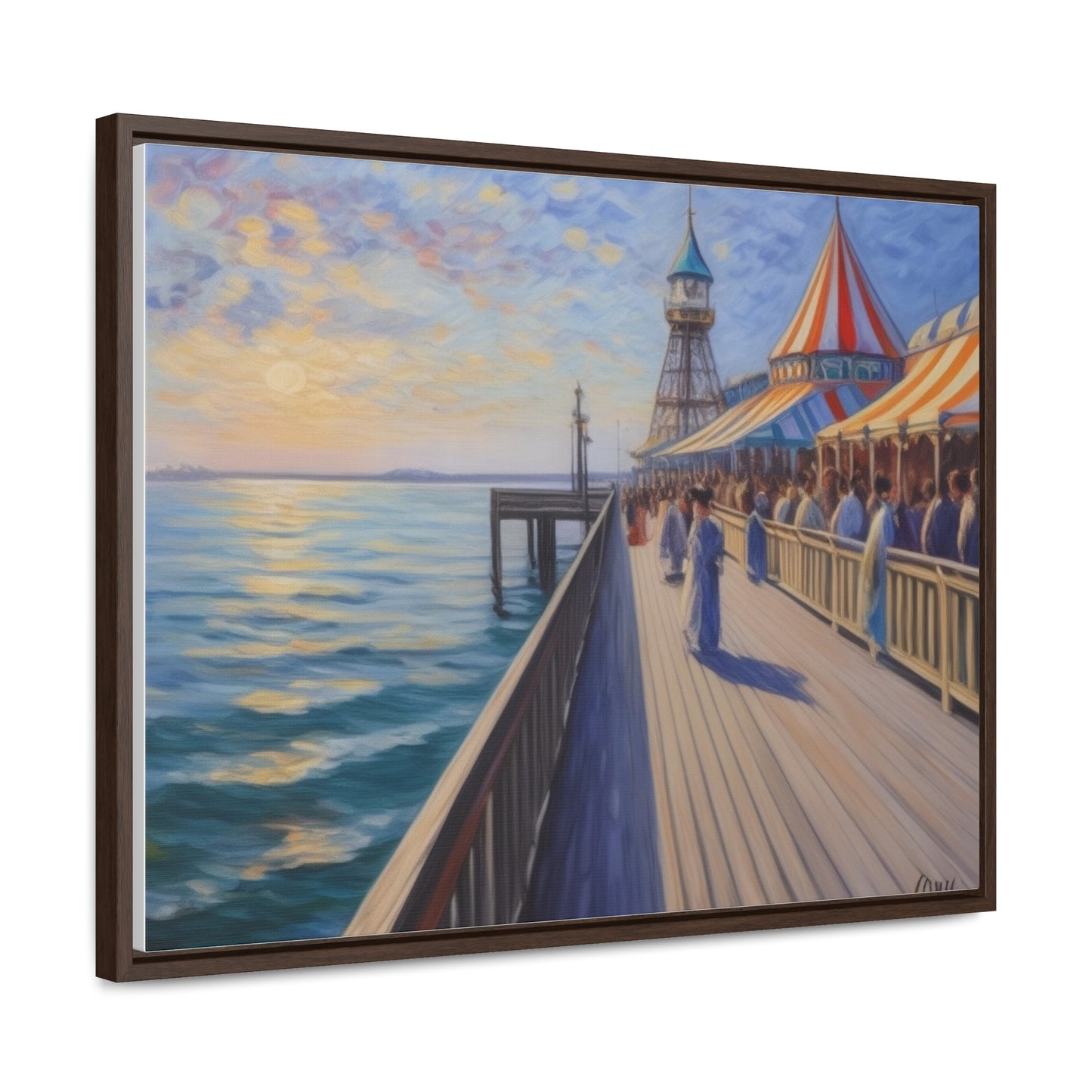 Pier, Wall Art, Gallery Canvas Wraps, Horizontal Frame