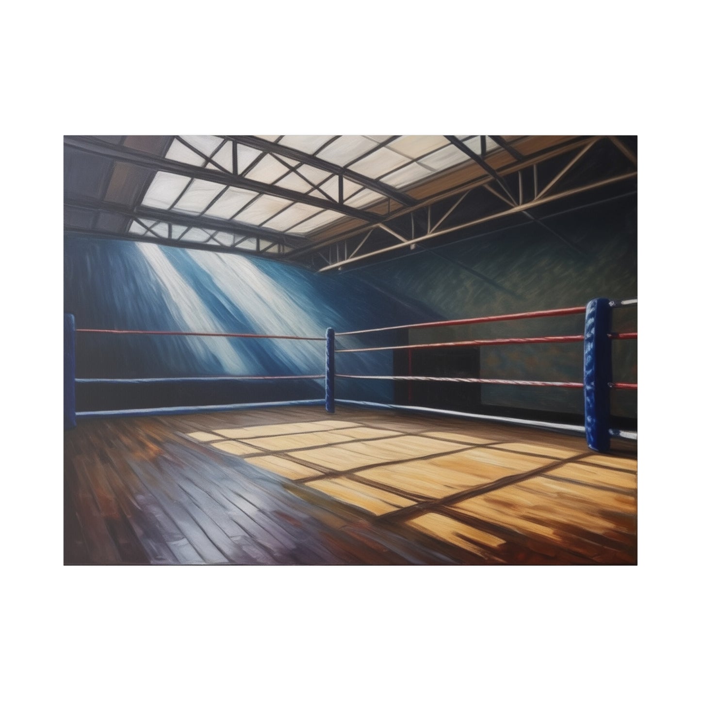 Boxing Ring, Wall Art, Matte Canvas, Stretched, 0.75"