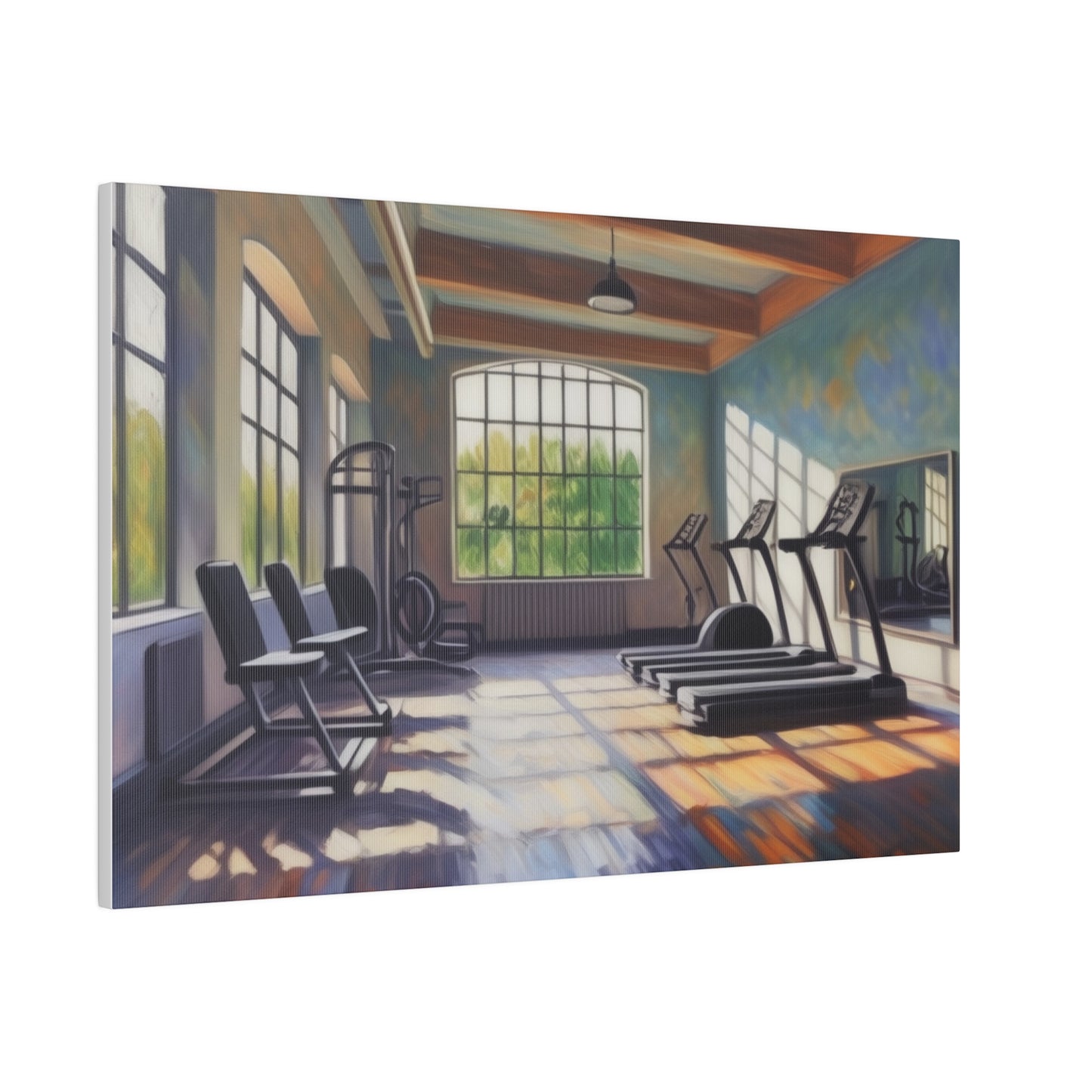 Gym, Work Out, Wall Art, Matte Canvas, Stretched, 0.75"