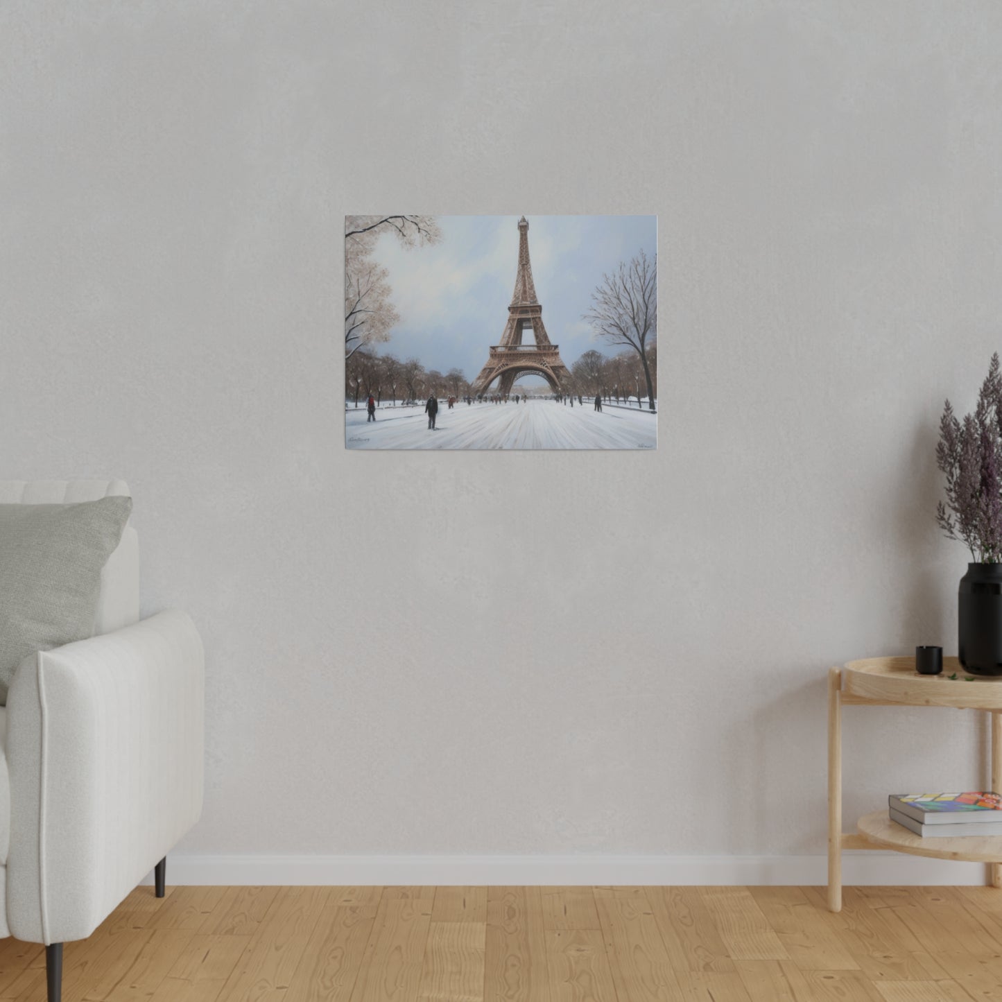 Paris France, Wall Art, Matte Canvas, Stretched, 0.75"