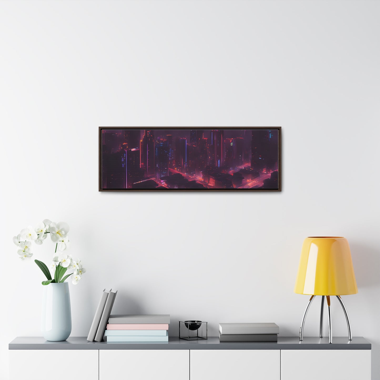 Neon lights, Wall Art, Gallery Canvas Wraps, Horizontal Frame