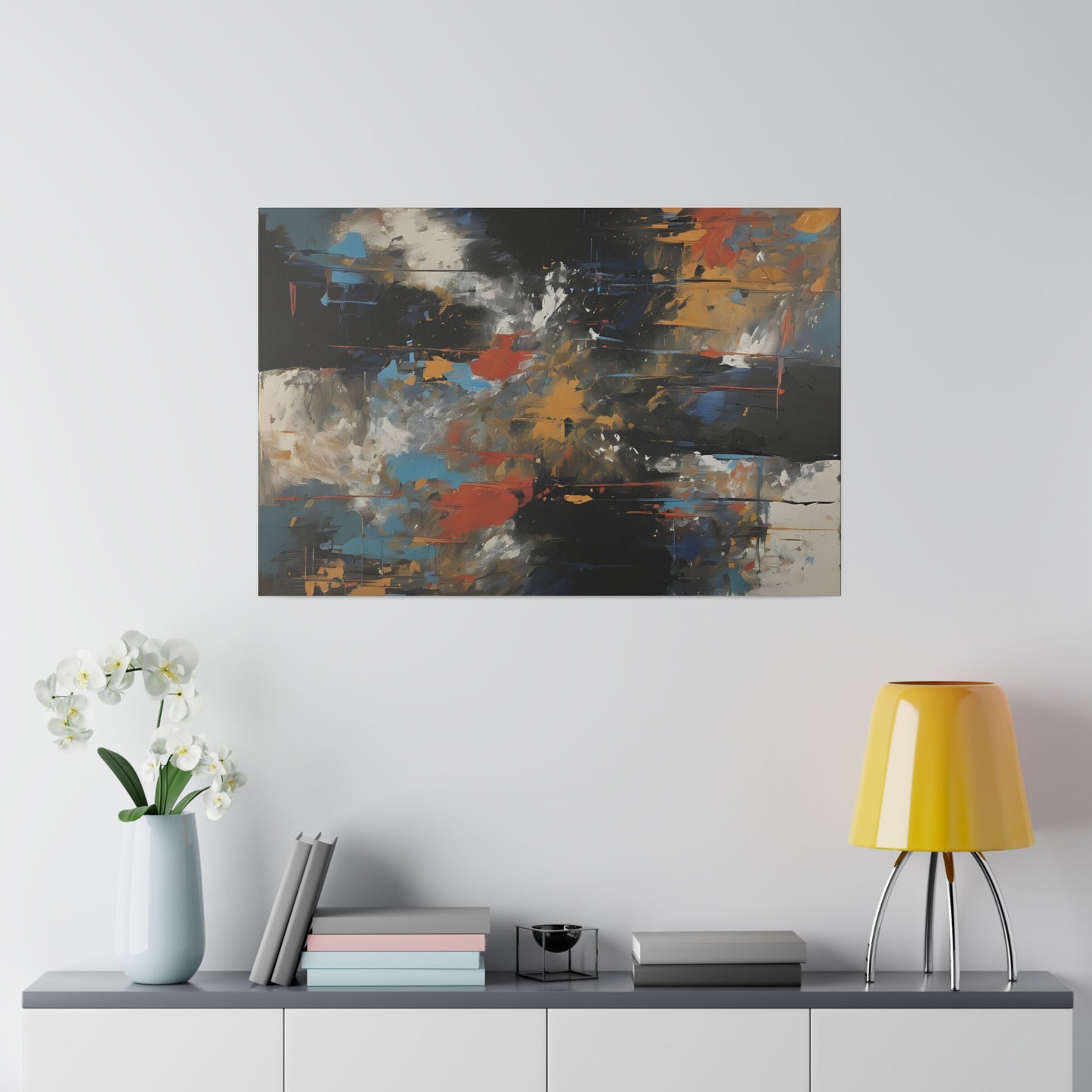 Abstract, Wall Art, Matte Canvas, Stretched, 0.75"